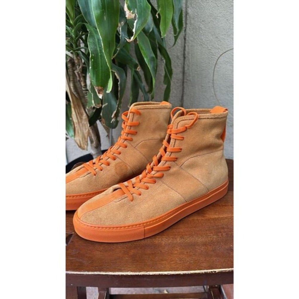 Daniel Patrick DANIEL PATRICK Size 43 (10) Men's Orange High top Shoes Des Size US 10 / EU 43 - 1 Thumbnail