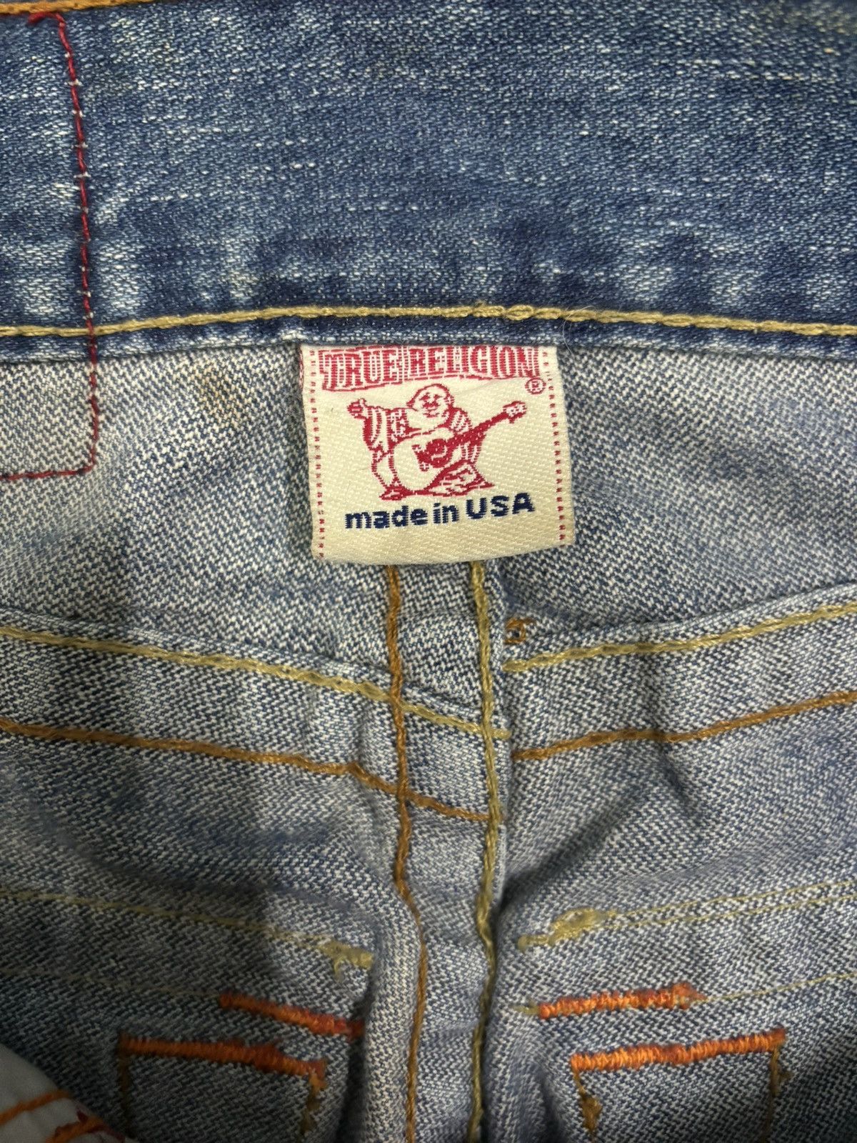 True Religion Vintage True Religion Joey Mud Washed Flare Distressed Jeans Size US 28 / EU 44 - 18 Thumbnail