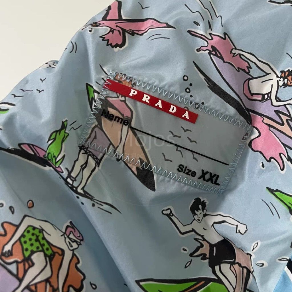 Prada Prada Painting Sports Jacket-2508 Size US XXL / EU 58 / 5 - 6 Thumbnail