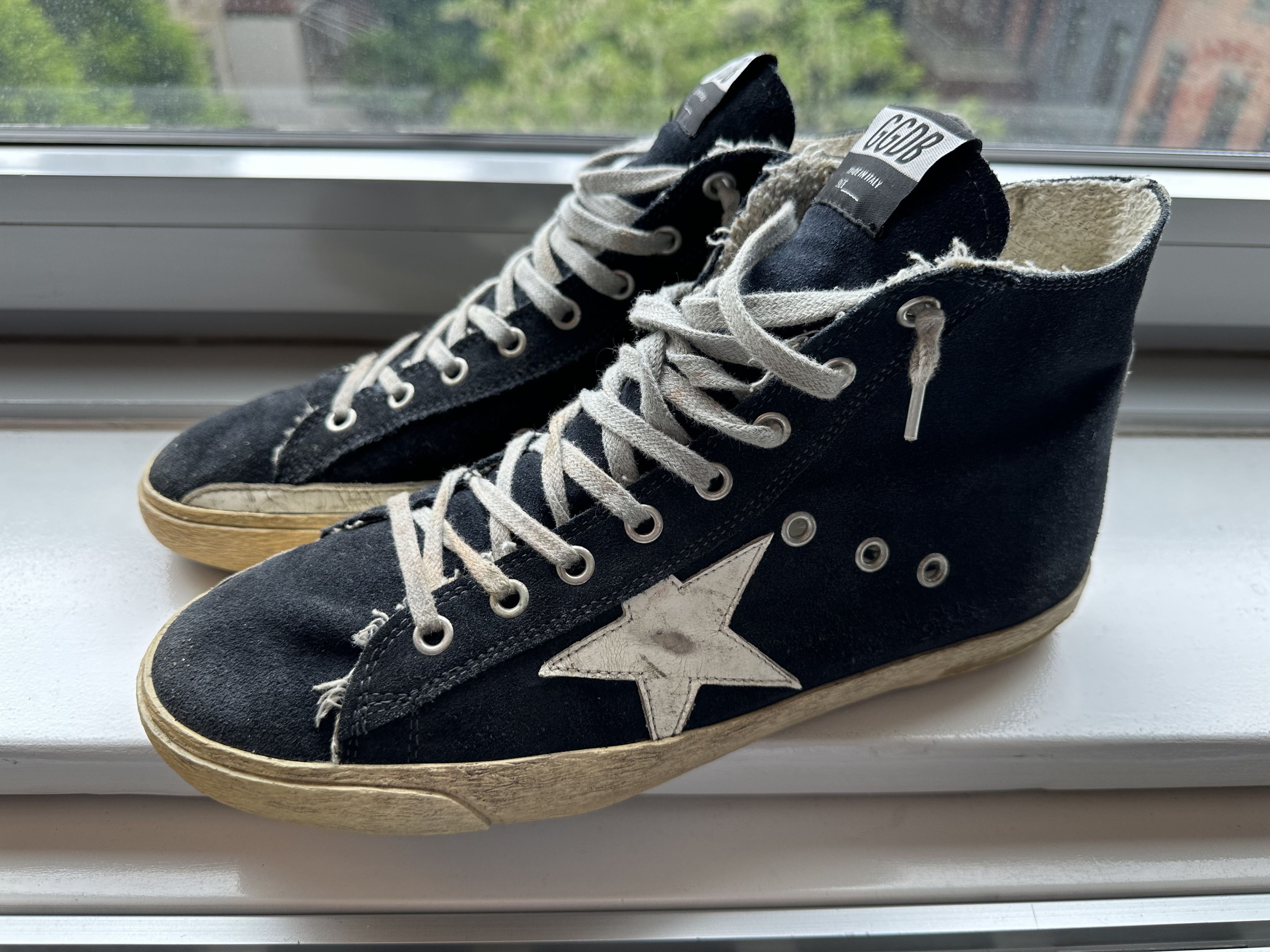 Blue golden goose clearance