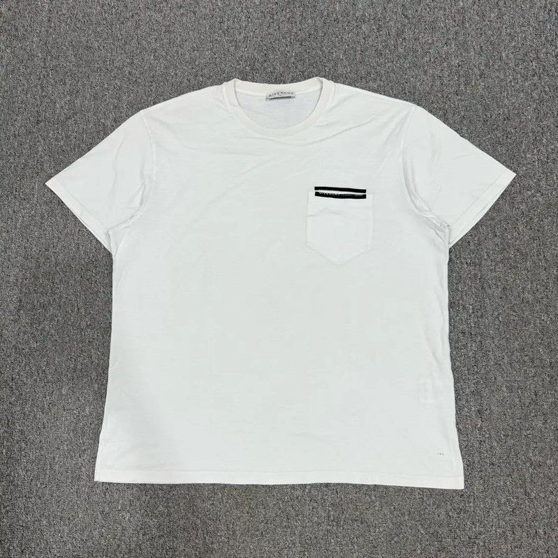 Givenchy Givenchy White Cotton Men's T-Shirt 0089 Size US L / EU 52-54 / 3 - 1 Thumbnail