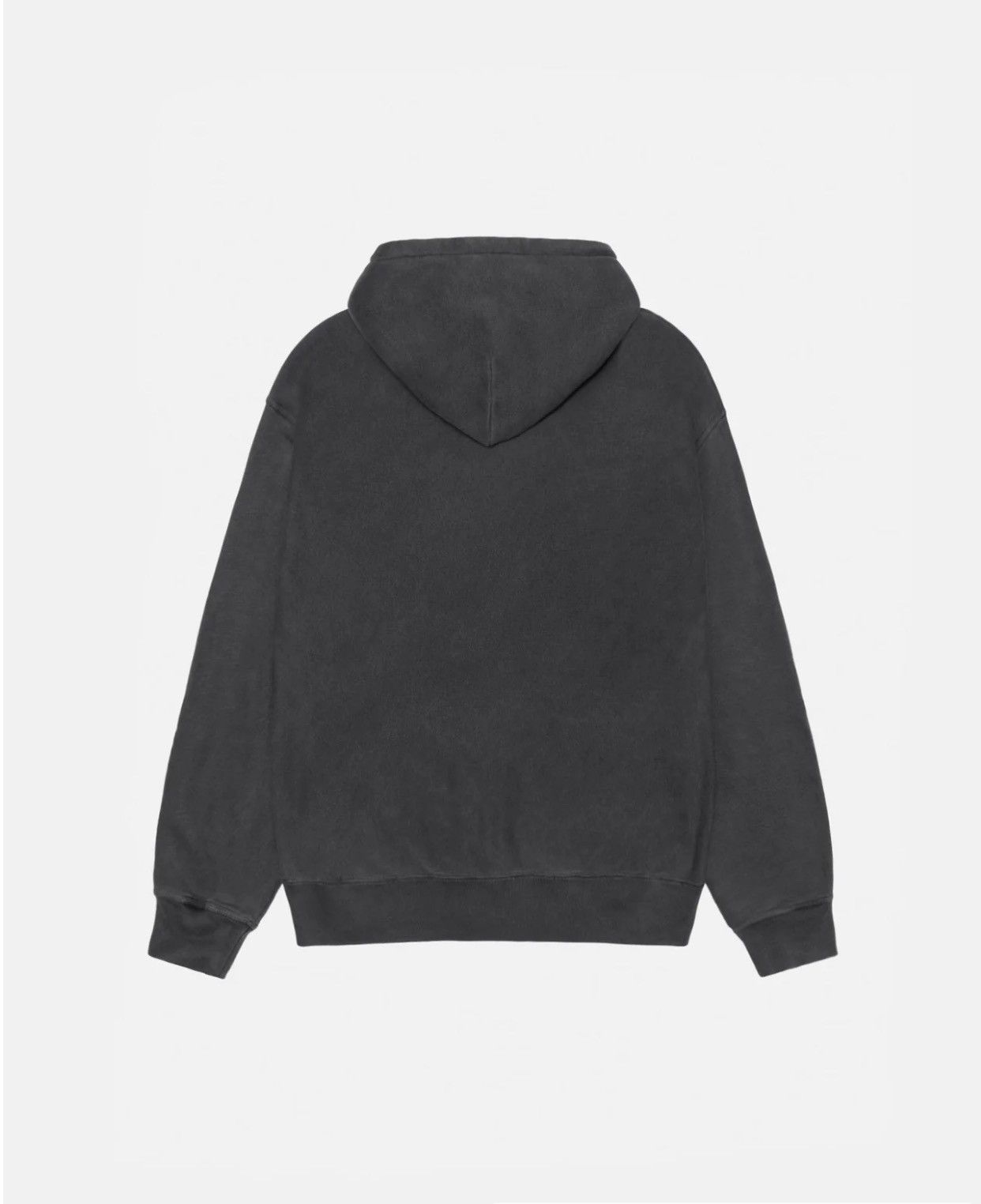 【STUSSY】Smooth Stock Pigment Dyed Hoodie Stussy Smooth Stock Pigment Dyed Zip Hoodie Black Men's