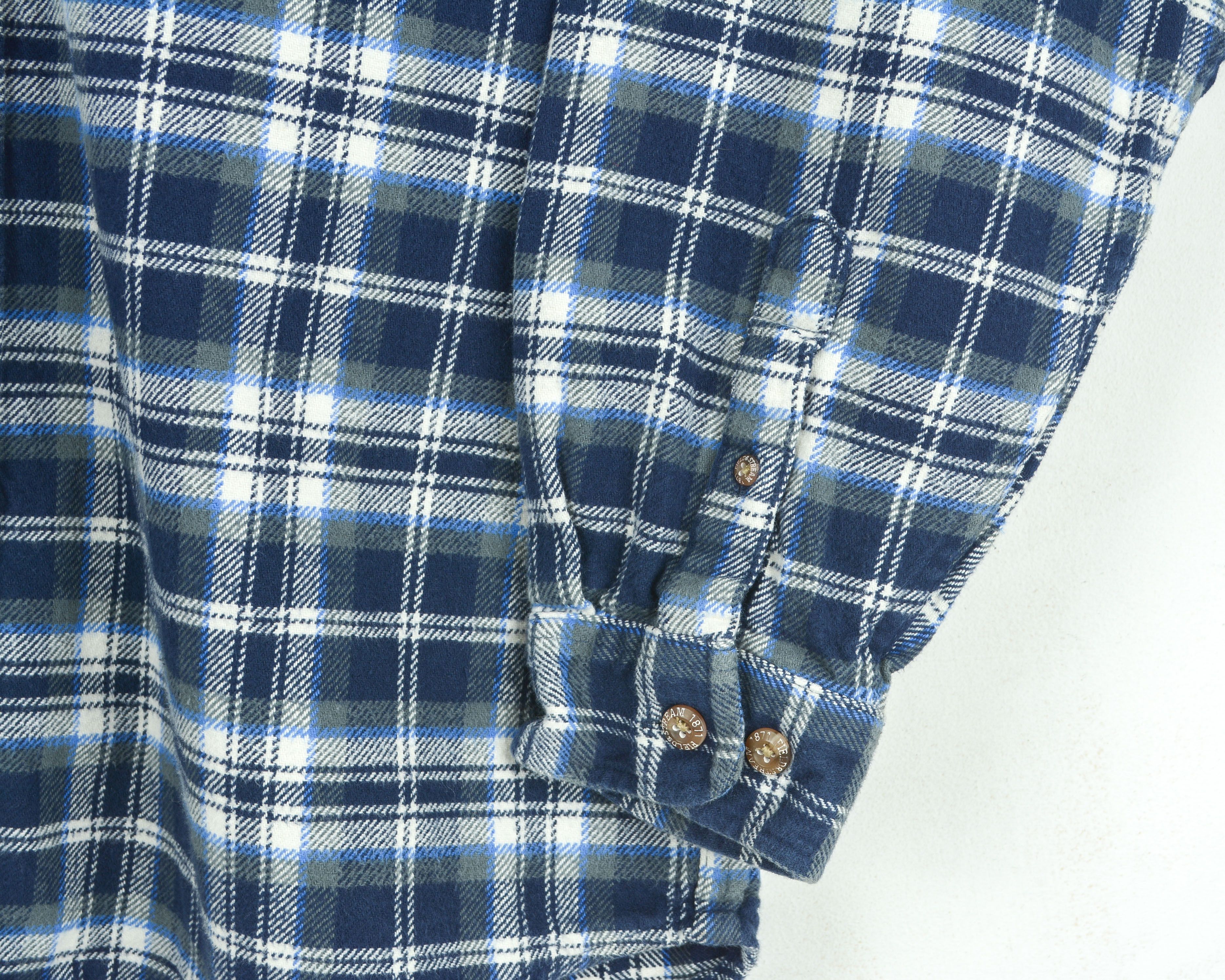 Field & Stream Flannel Button Up Shirt L Jacket Plaid Tartan Check Top Vtg Size US L / EU 52-54 / 3 - 9 Thumbnail