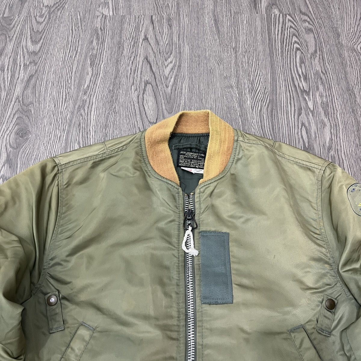 I. Spiewak And Sons Sunfaded Ma-1 Fly Jacket Reversible ifsixwasnine Lgb Size US M / EU 48-50 / 2 - 2 Thumbnail