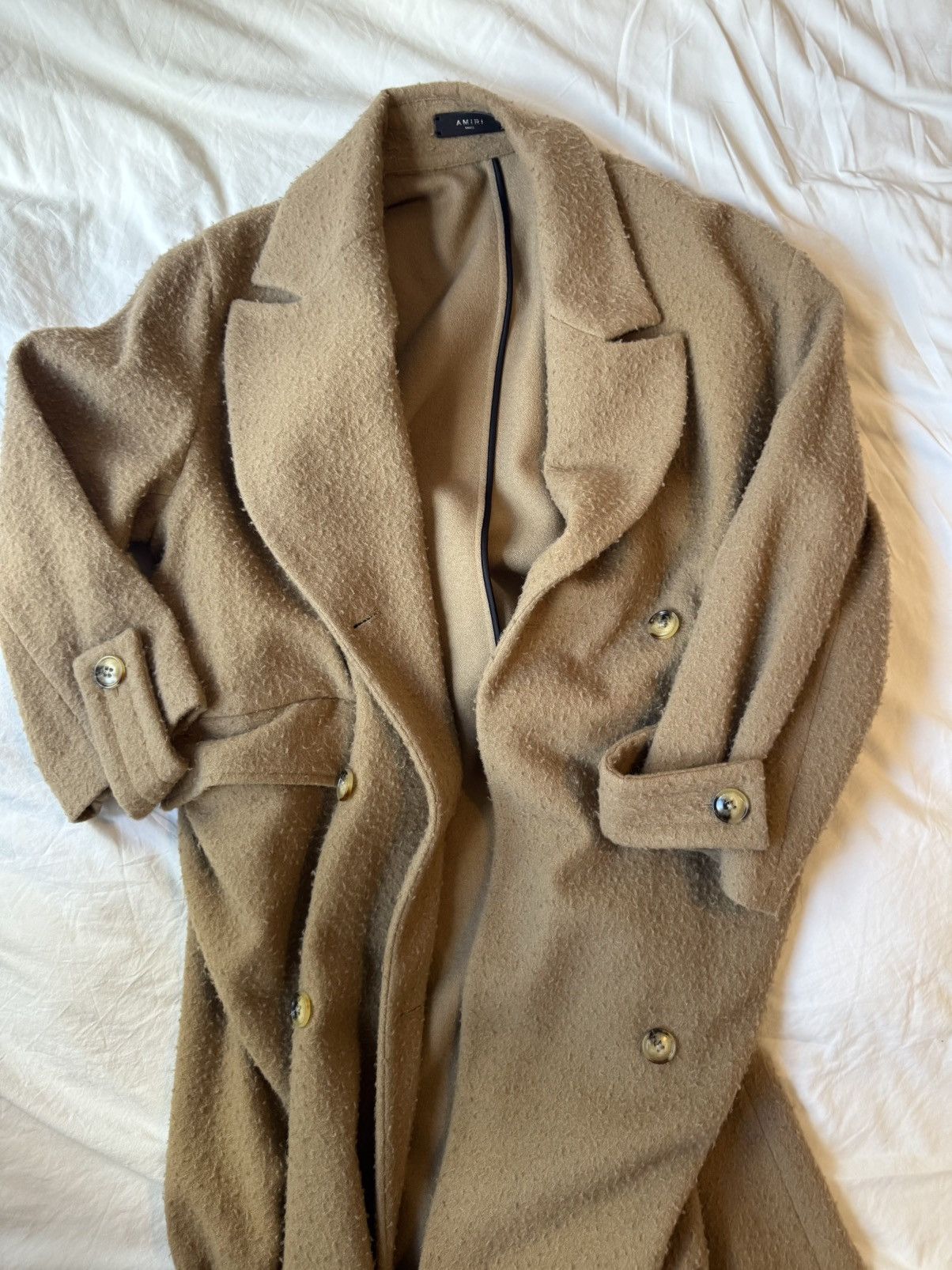 Amiri Double breasted wool coat Size S / US 4 / IT 40 - 4 Thumbnail