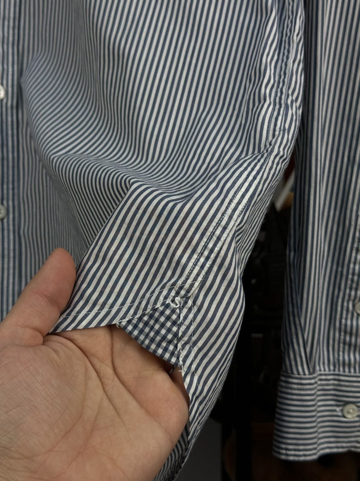 Woolrich Woolen Mills WOOLRICH Striped Pockets Casual Long Sleeve Shirt Size US S / EU 44-46 / 1 - 11 Thumbnail