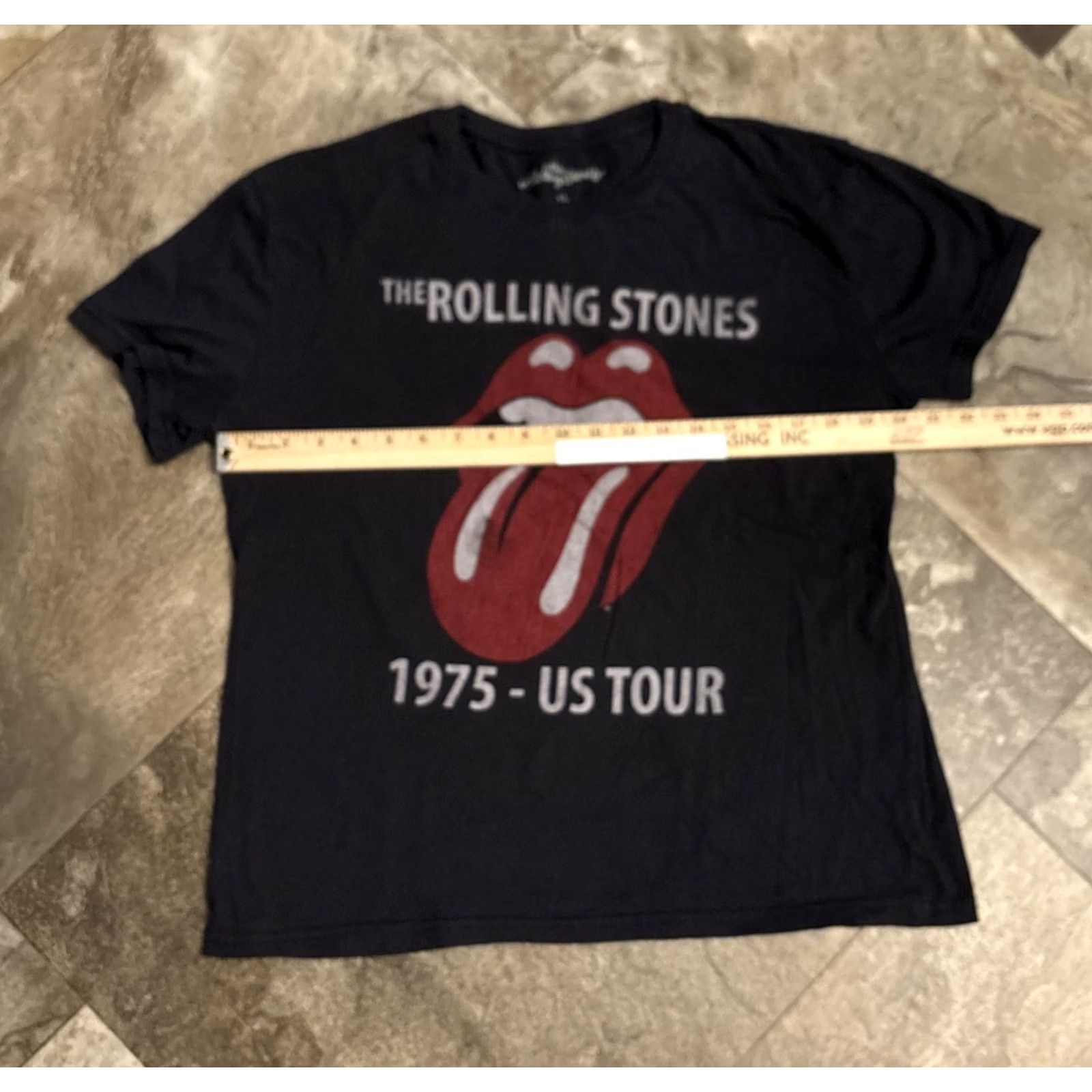 Vintage The Rolling Stones Shirt Womens XL Black Tour tongue Women Band Size XL / US 12-14 / IT 48-50 - 3 Thumbnail