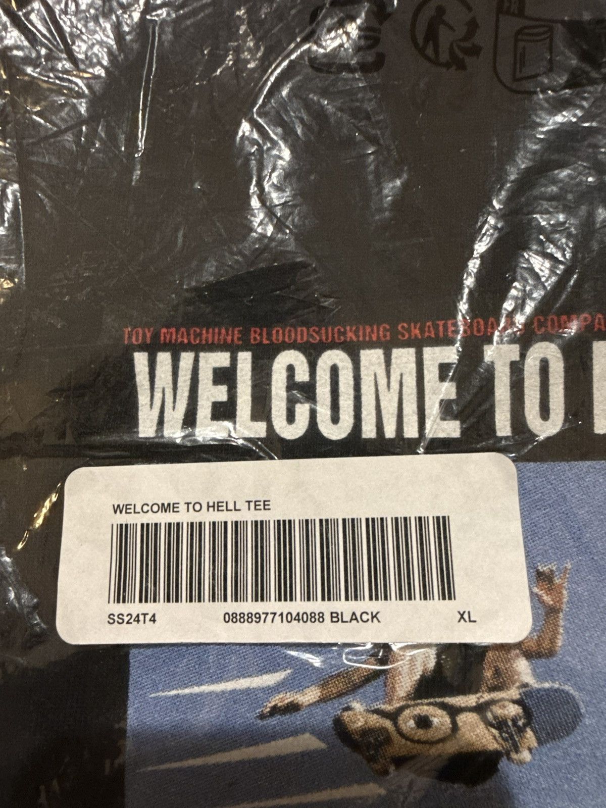 Supreme × Toy Machine Supreme Welcome To Hell Tee Size US XL / EU 56 / 4 - 5 Thumbnail