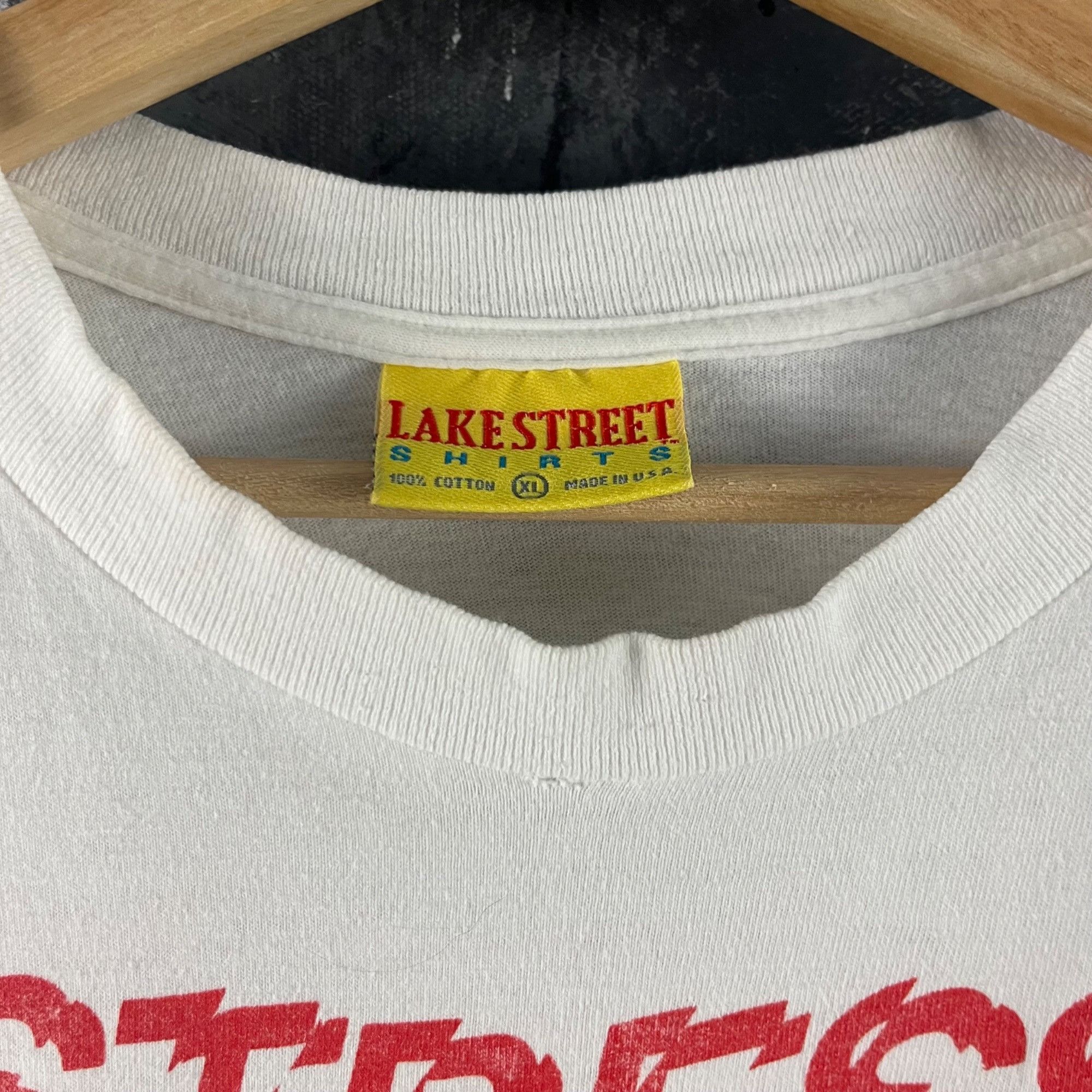 Vintage Vintage 90’s Stress script shirt Size US L / EU 52-54 / 3 - 3 Thumbnail