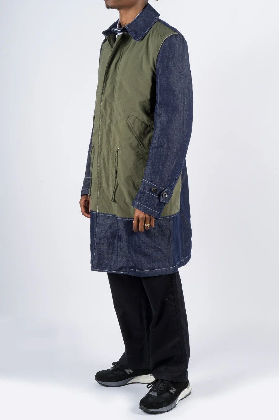 Junya Watanabe SS20 Nylon Denim Coat Size US L / EU 52-54 / 3 - 4 Thumbnail