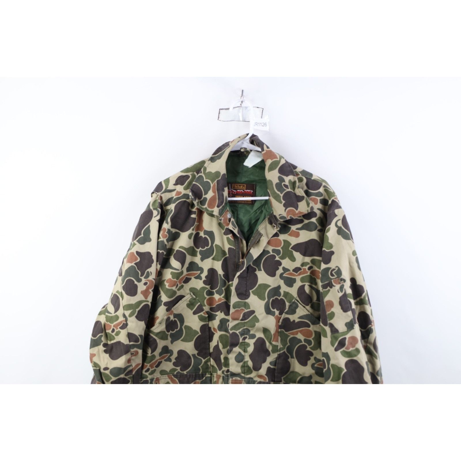 Vintage 70s 80s Walls Frogskin Camouflage Coveralls Bibs