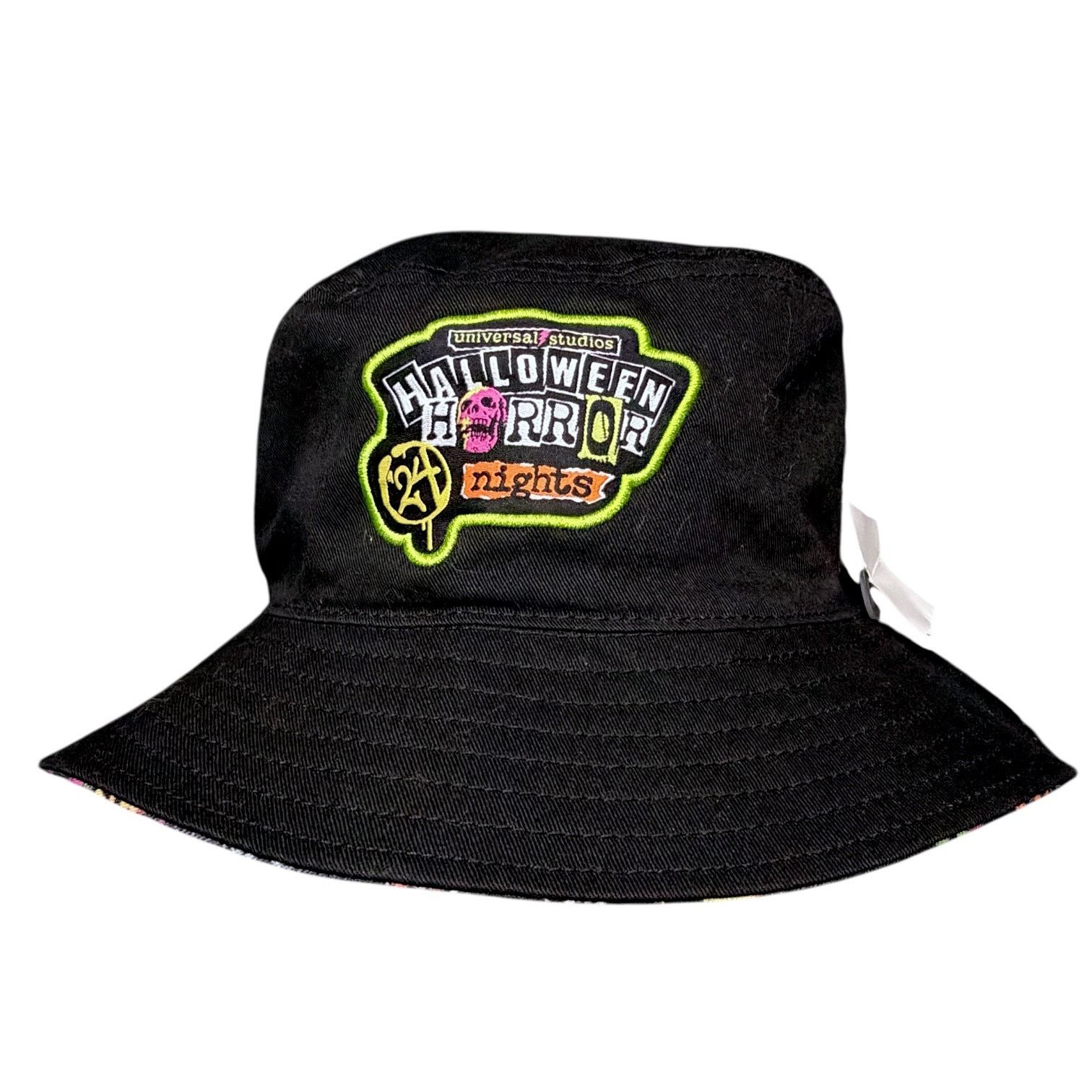 Universal Studios Halloween Horror Nights 24 Universal Graffiti Bucket Hat NWT Size ONE SIZE - 4 Thumbnail