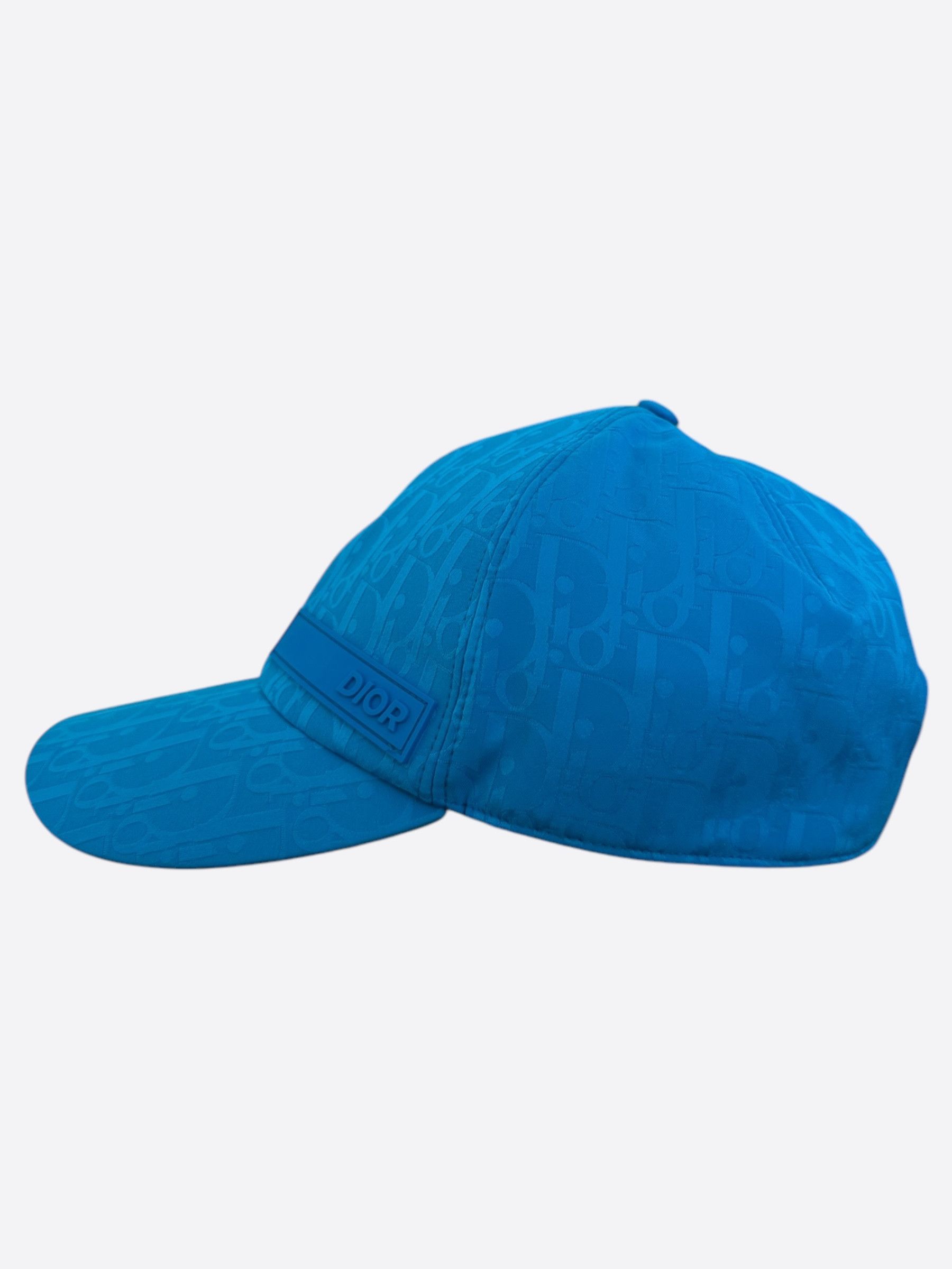 Dior Dior Light Blue Oblique Hat Size ONE SIZE - 4 Thumbnail