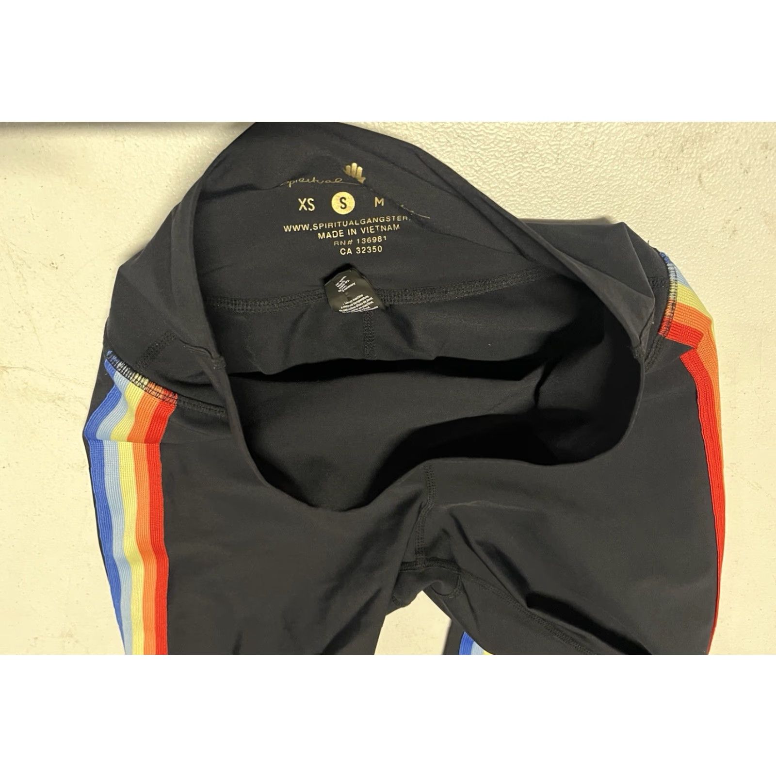 Spiritual Gangster Spiritual Gangster Leggings Side Striped Black Size S Women Size 28" / US 6 / IT 42 - 6 Thumbnail