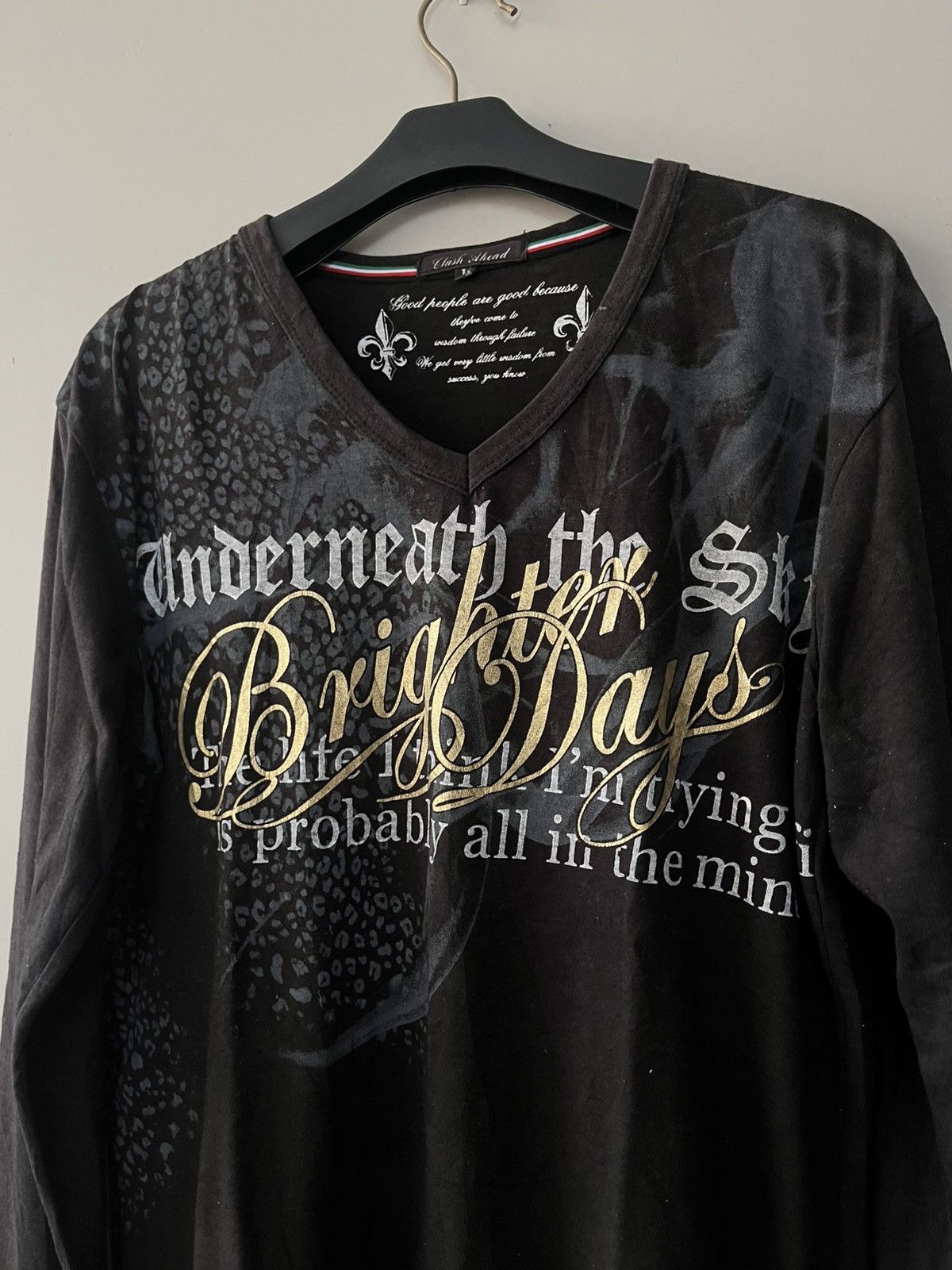 14th Addiction JAPANESE CLASH AHEAD POEM GOTHIC SEDITIONARIES PUNK STYLE Size US L / EU 52-54 / 3 - 3 Thumbnail