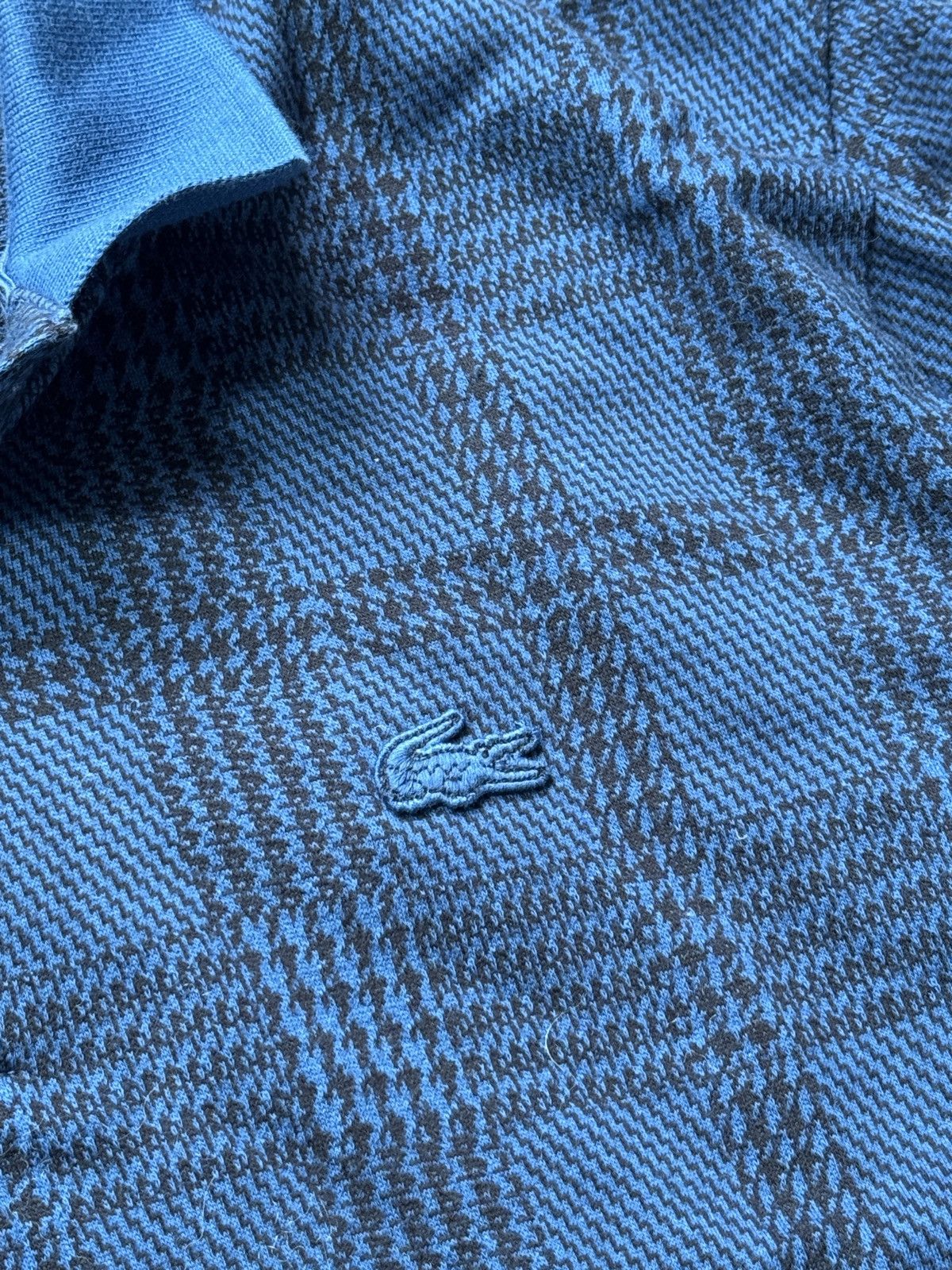 Lacoste LACOSTE CHECKERED 2000s STYLE POLO LONG SLEEVE Size US M / EU 48-50 / 2 - 2 Thumbnail