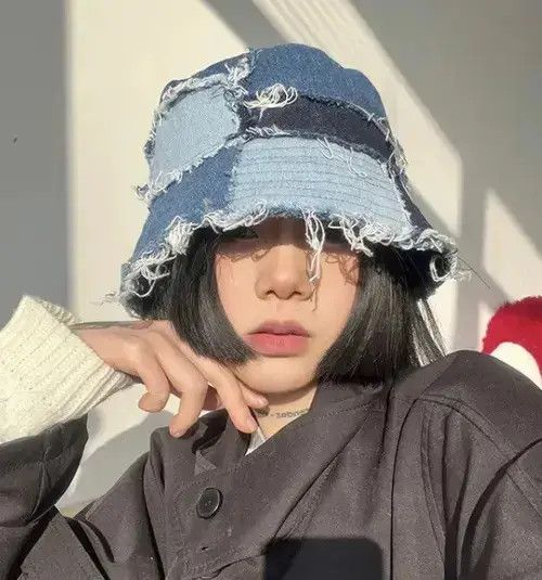 Other Patchwork Denim Bucket Hats Size ONE SIZE - 2 Thumbnail