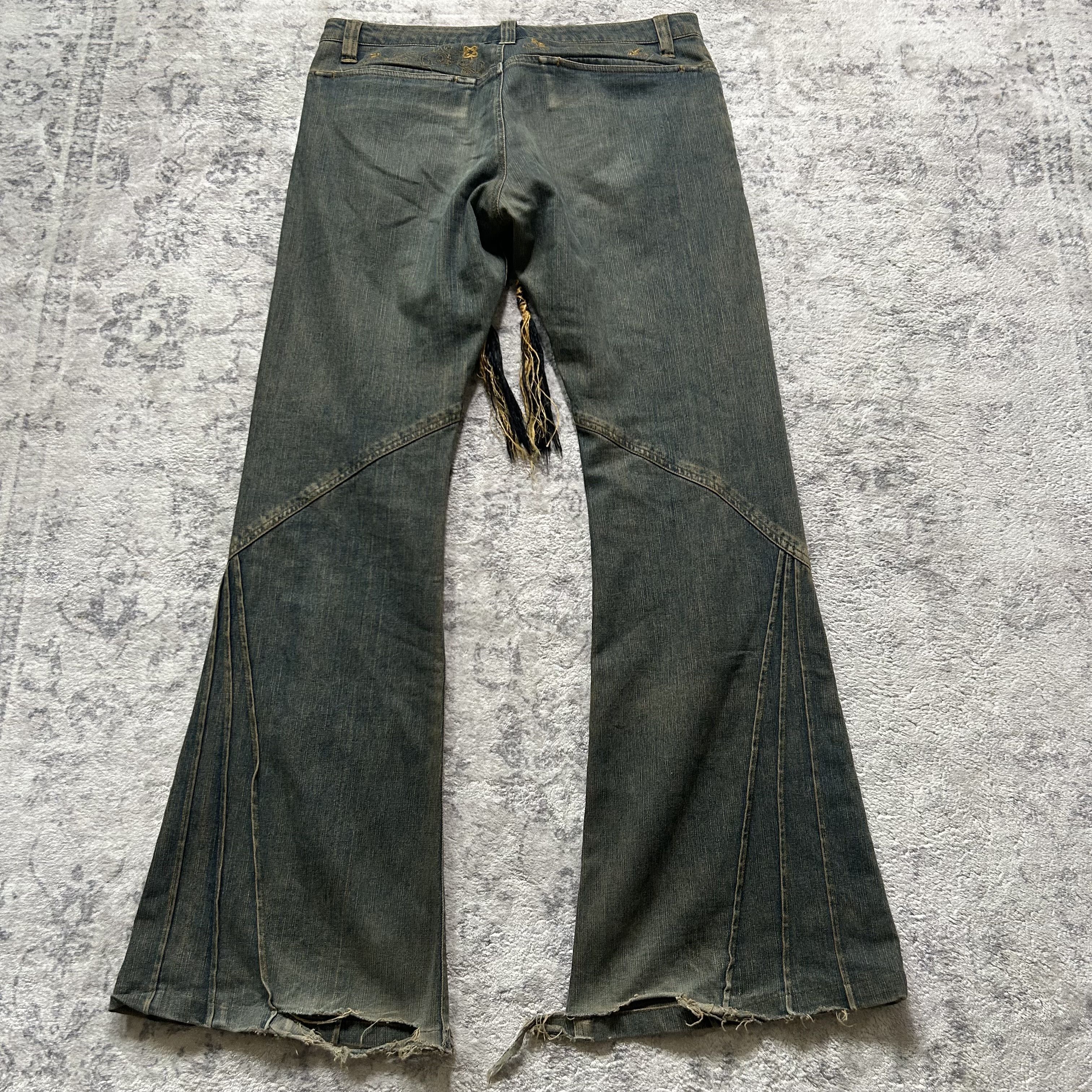 Tornado Mart Tornado Mart Floral Laceup Pants Size US 34 / EU 50 - 5 Thumbnail