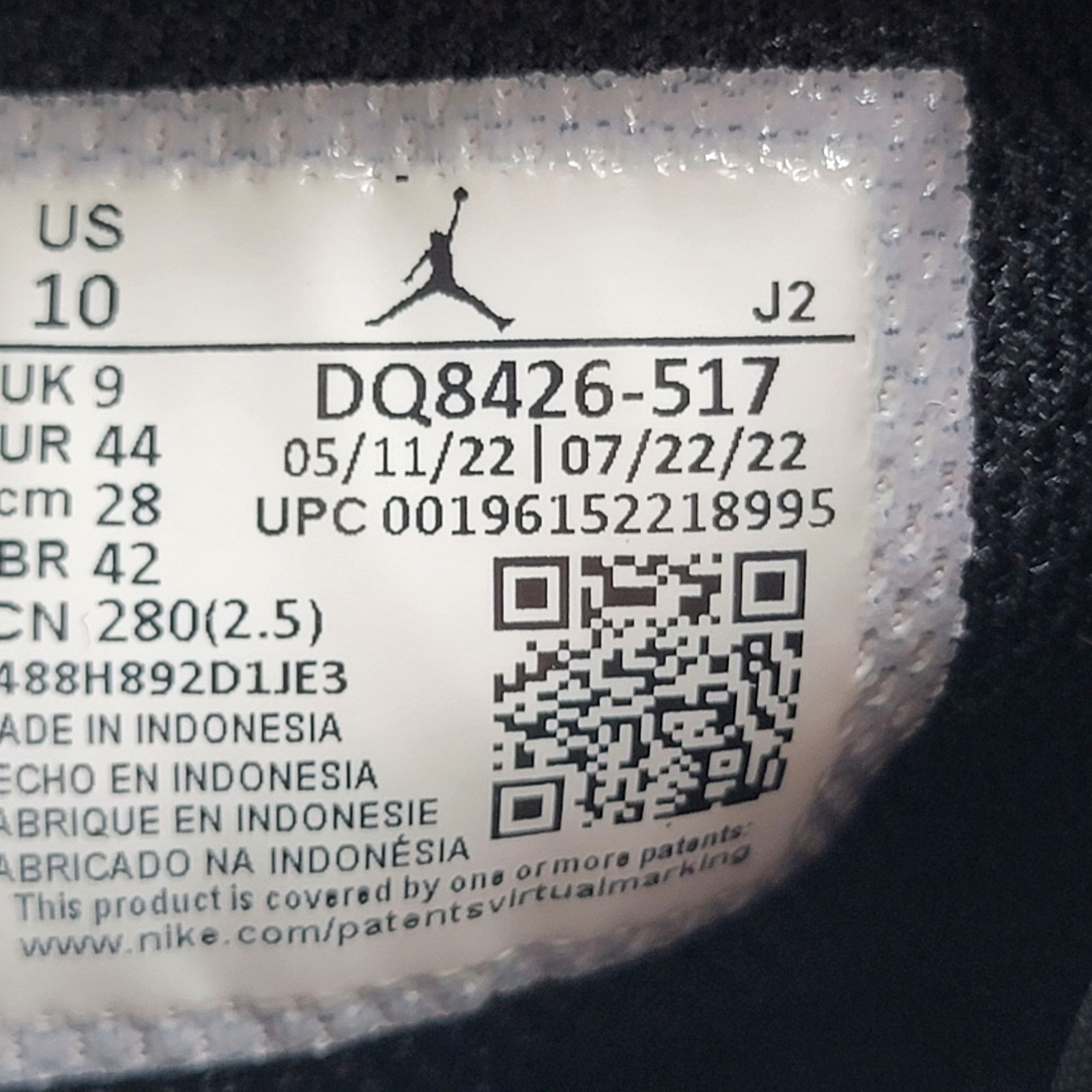 Nike Nike Air Jordan 1 Mid 'Lakers' Mens Sz 10 DQ8426 517 (174) Size US 10 / EU 43 - 8 Thumbnail