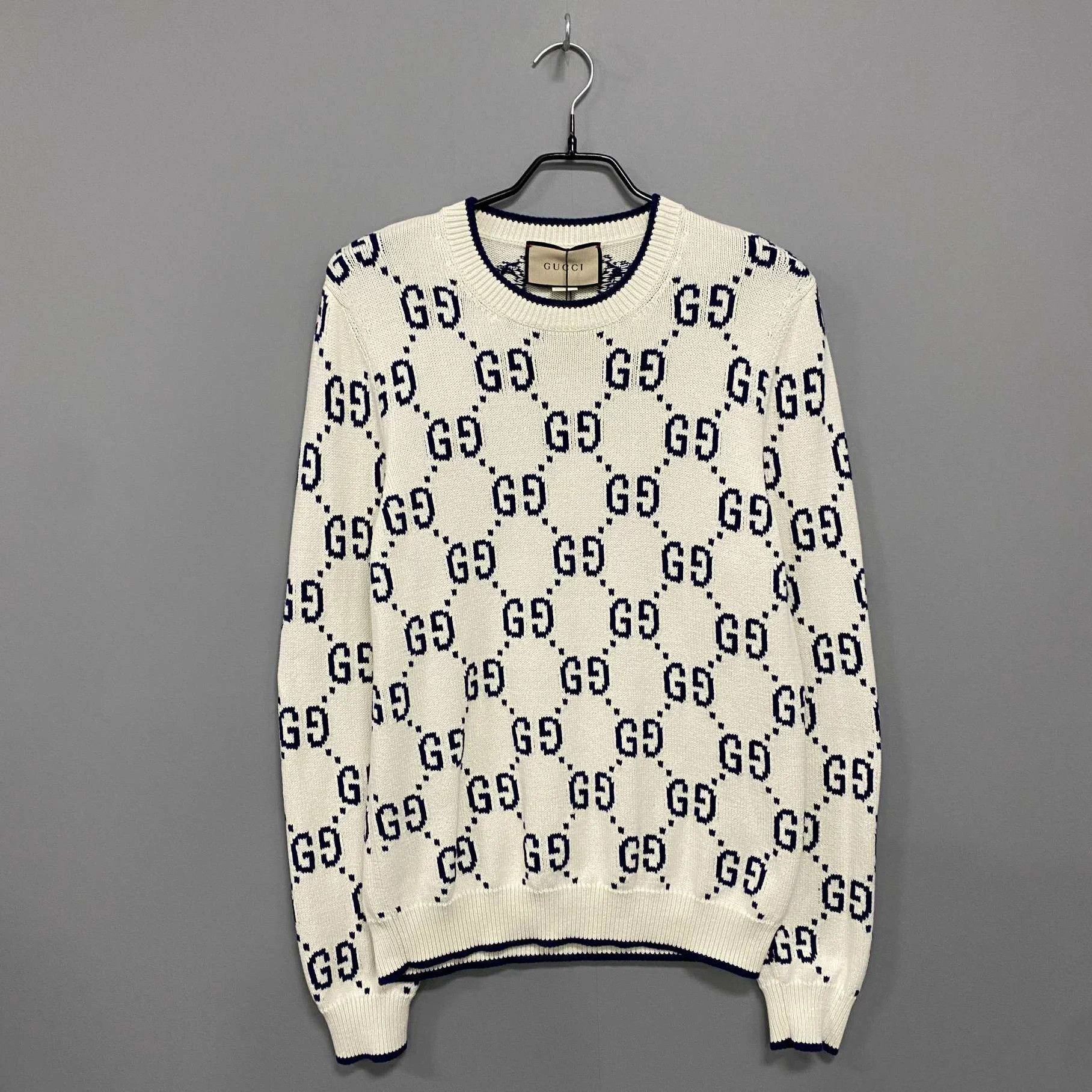 Gucci Gucci Logo Print Crewneck LS Sweater S 99 New Size US S / EU 44-46 / 1 - 1 Thumbnail