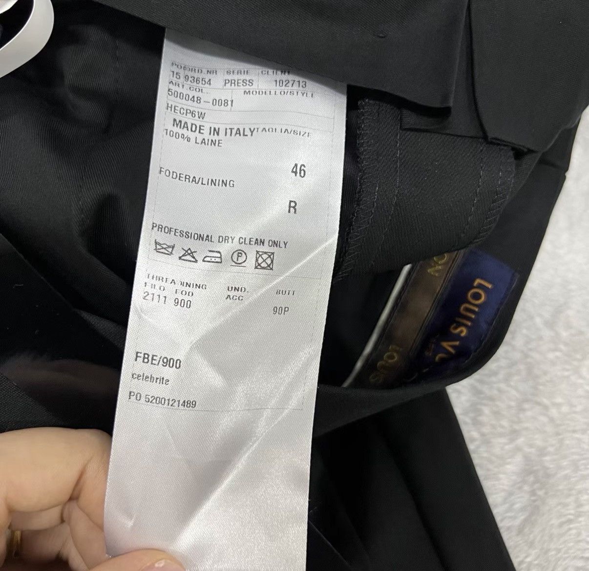 Louis Vuitton Louis Vuitton Black Dress Pants J41 Size US 30 / EU 46 - 4 Thumbnail