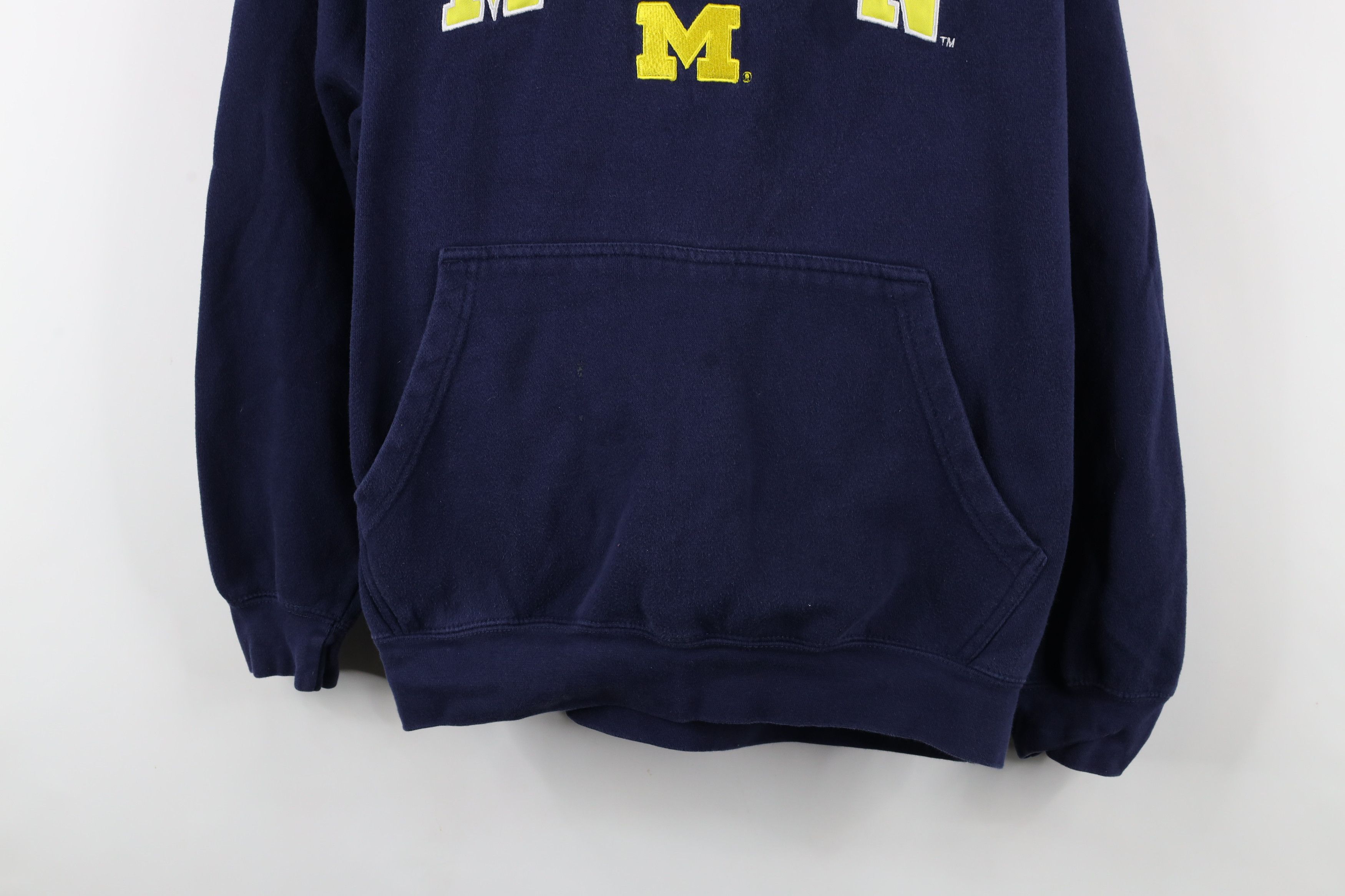 Vintage Vintage Spell Out University of Michigan Hoodie Sweatshirt Size US XL / EU 56 / 4 - 3 Thumbnail