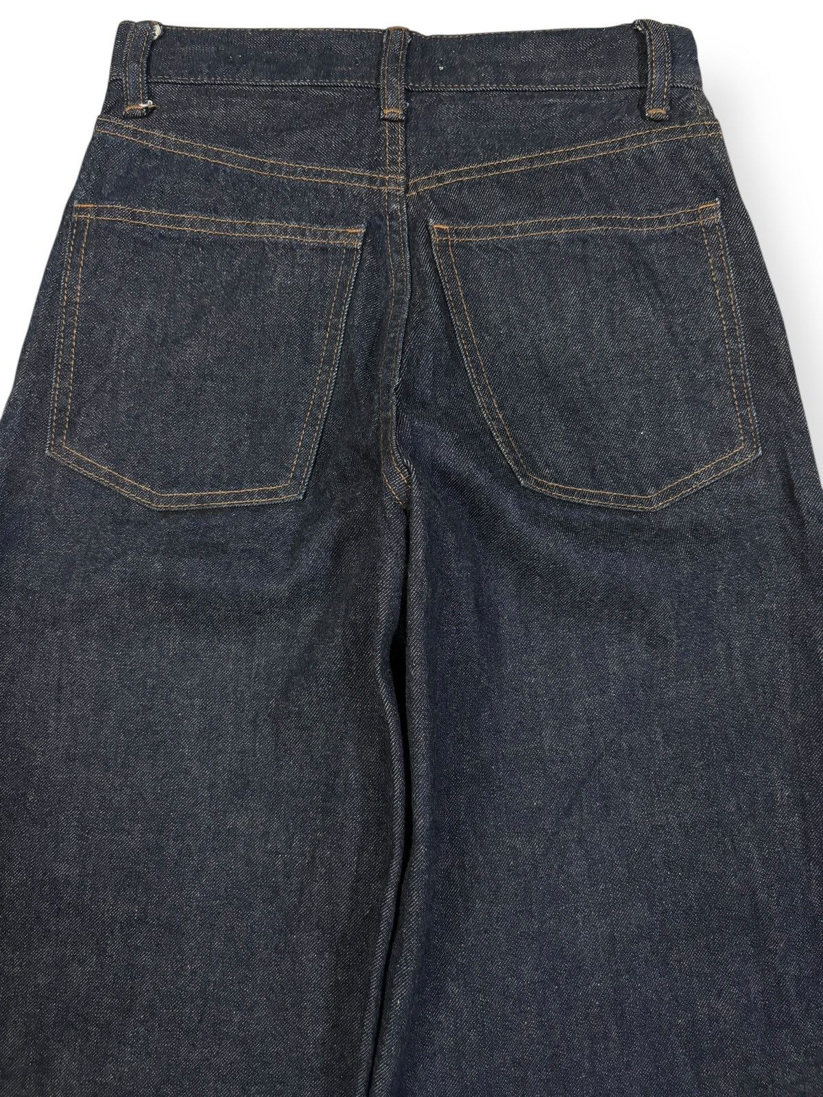 Lemaire × Uniqlo Vintage Uniqlo x Lemaire Dark Blue Wide Leg Baggy Jeans Size 25" / US 0 / IT 36 - 7 Thumbnail