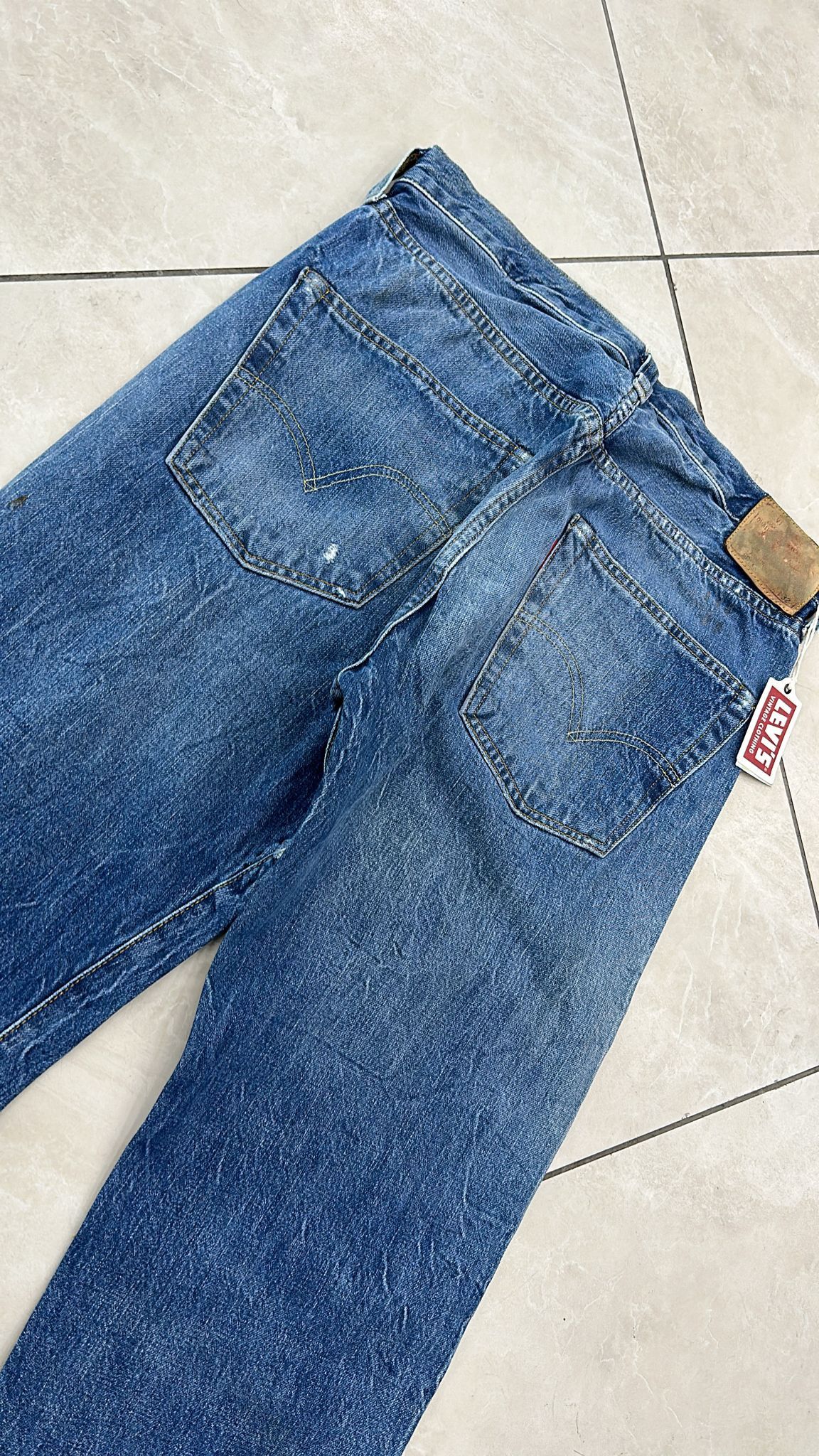 Levi's Vintage Clothing Levis LVC SAMPLE 501XX 1947 Selvedge Jeans W32/L32 Size US 32 / EU 48 - 14 Thumbnail