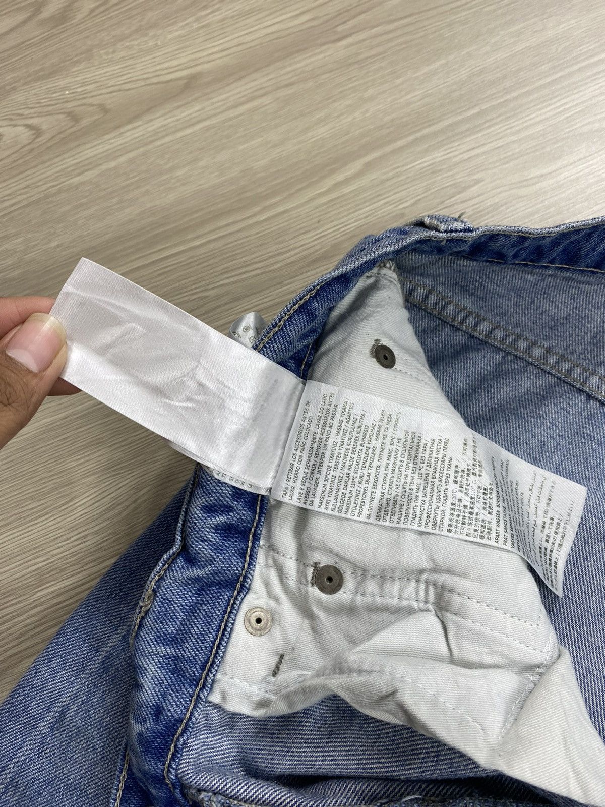 Maison Margiela Maison Margiela Paris Distressed Wide Pants Size US 32 / EU 48 - 15 Thumbnail