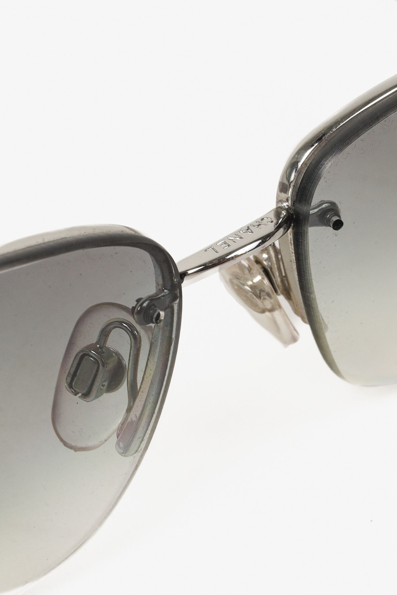 Chanel Chanel Iridescent CC Logo Square Sunglasses Size ONE SIZE - 9 Thumbnail
