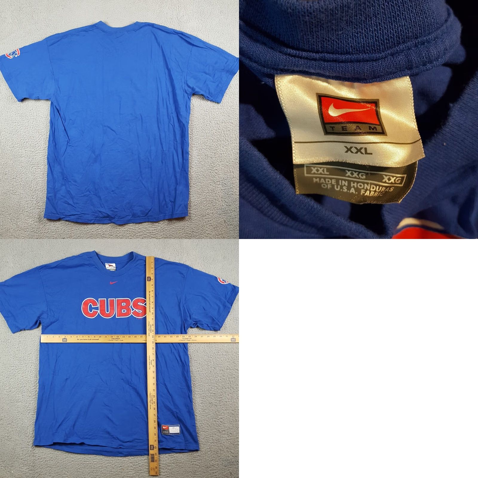 Nike VINTAGE Nike Cubs Men's T-Shirt 2XL Blue Swoosh Logo MLB Baseball Short Sleeve Crew Neck Size US XXL / EU 58 / 5 - 8 Thumbnail