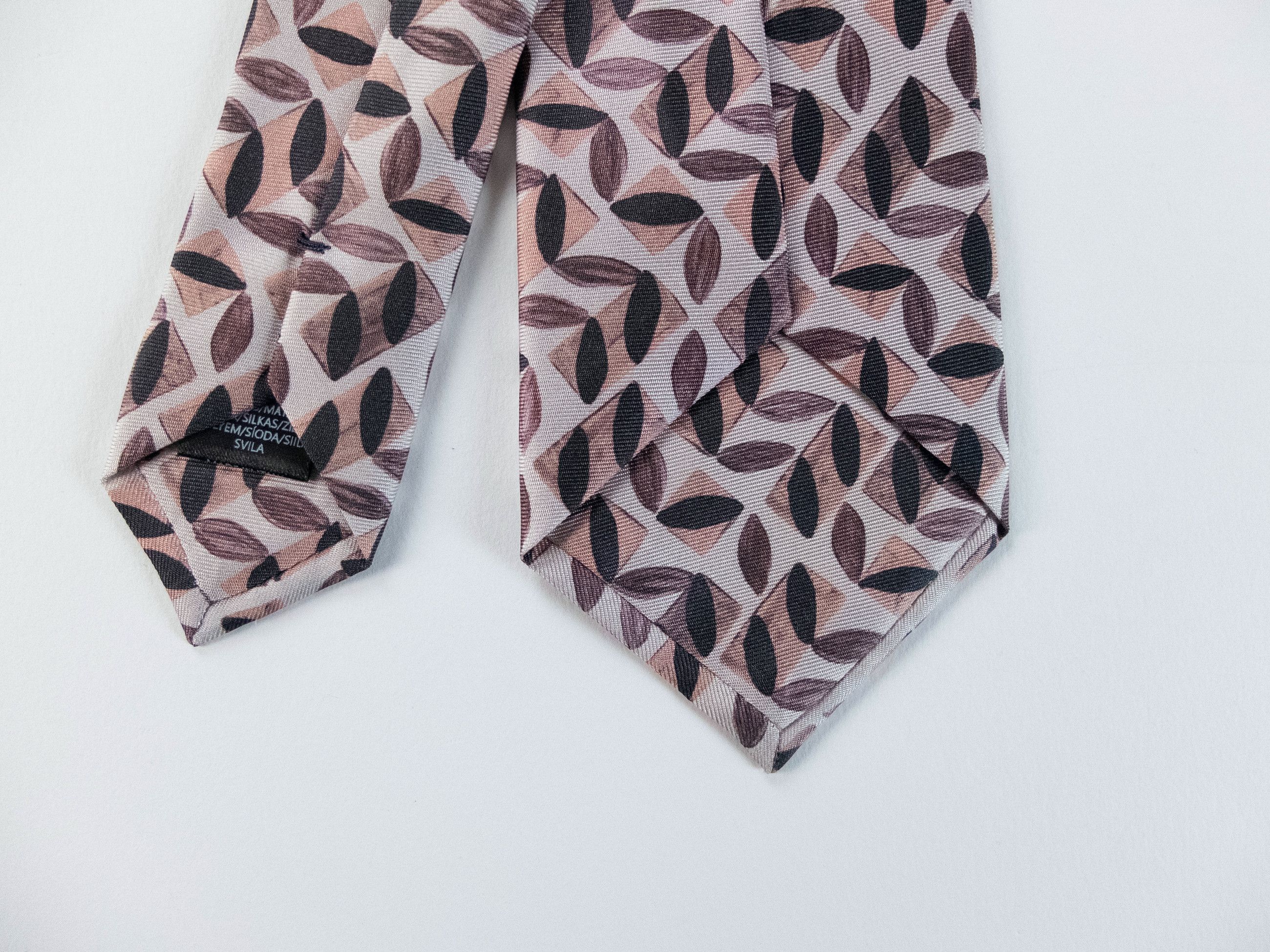 Paul Smith PAUL SMITH beige lightweight leaf motif silk tie authentic Size ONE SIZE - 5 Thumbnail