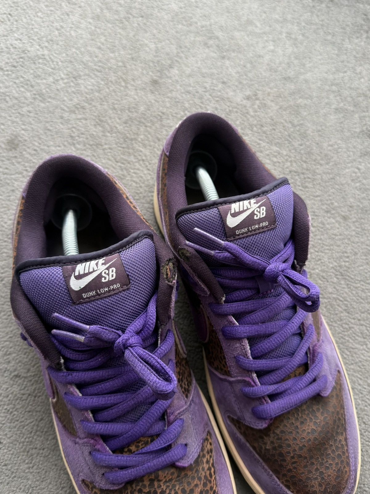 Nike SB Nike SB Dunk Low Purple Safari Vintage Release 2010 Size US 11 / EU 44 - 4 Thumbnail