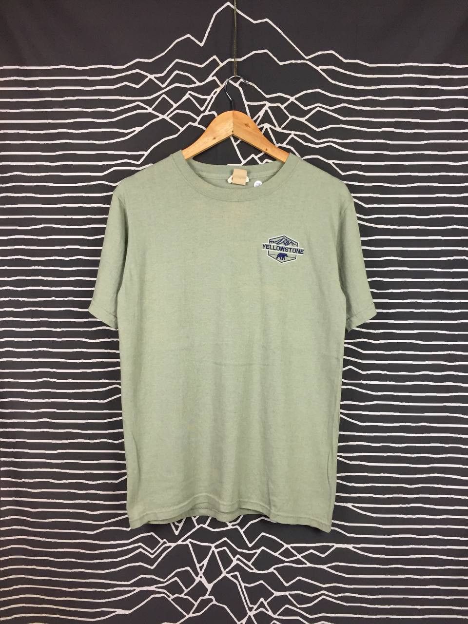 Vintage Vtg Eco Mountain Yellowstone USA National Park Tee Size US M / EU 48-50 / 2 - 1 Thumbnail