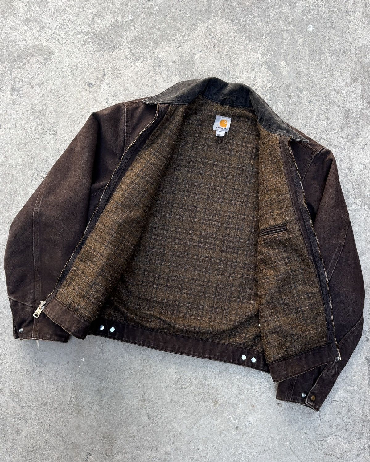 Carhartt Faded Dark Brown Carhartt Detroit Jacket J97 DKB Size US M / EU 48-50 / 2 - 7 Thumbnail