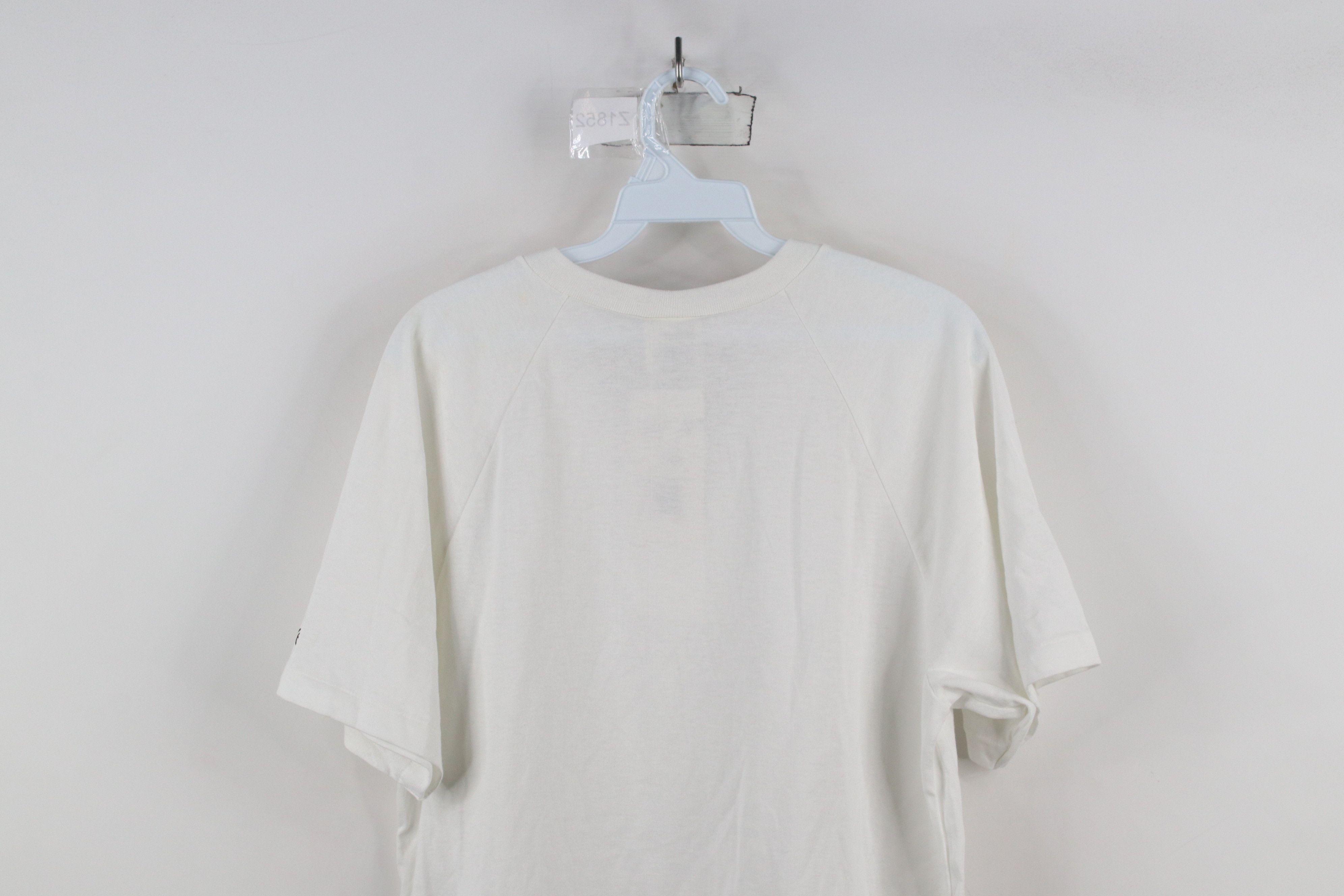 Vintage Deadstock Vintage 90s Streetwear Henley T-Shirt White USA Size US L / EU 52-54 / 3 - 11 Thumbnail