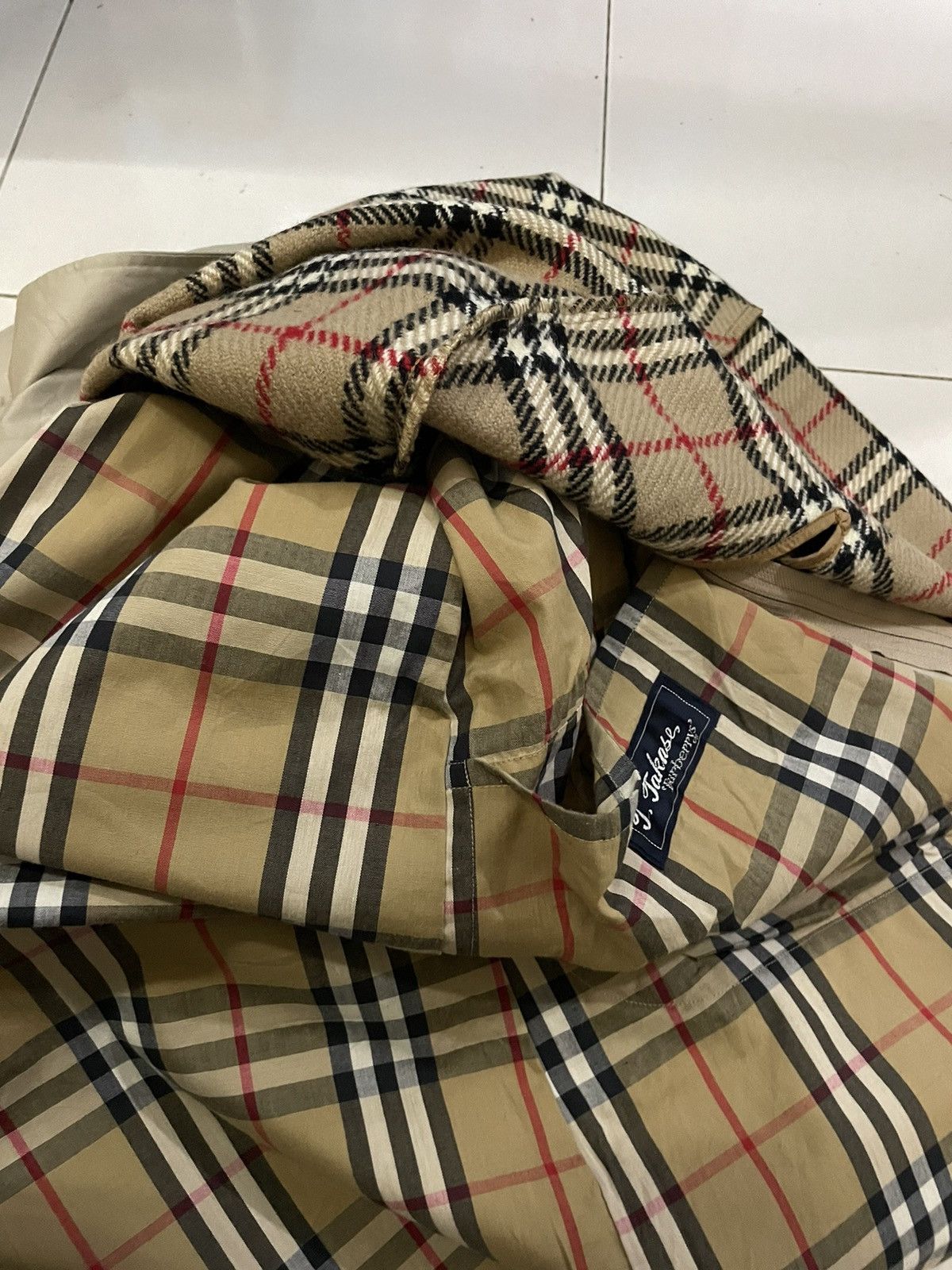 Burberry Prorsum × Vintage Vintage Burberrys Nova Checked Trench Jacket Size US M / EU 48-50 / 2 - 15 Thumbnail