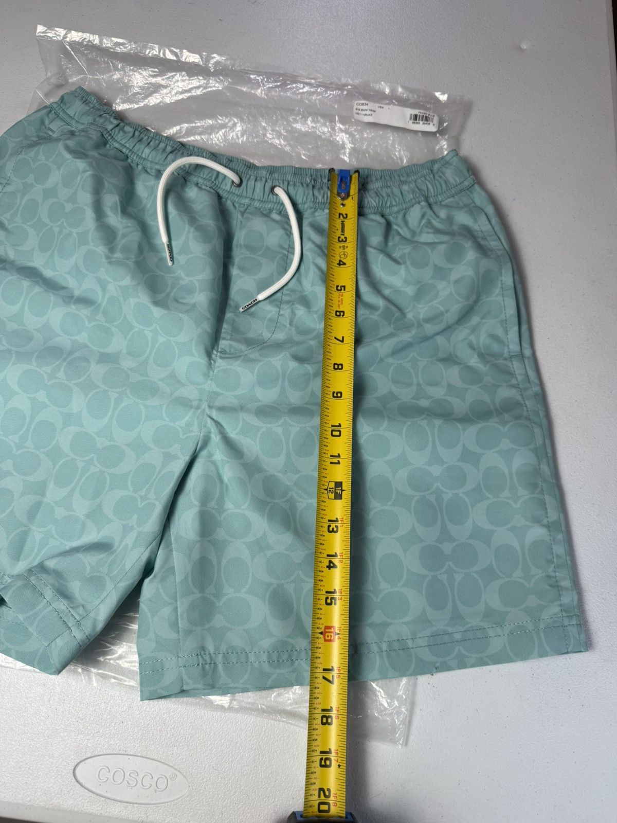 Coach New $228 Coach Signature Swim Trunks Men's Sz L Green Size US 32 / EU 48 - 7 Thumbnail