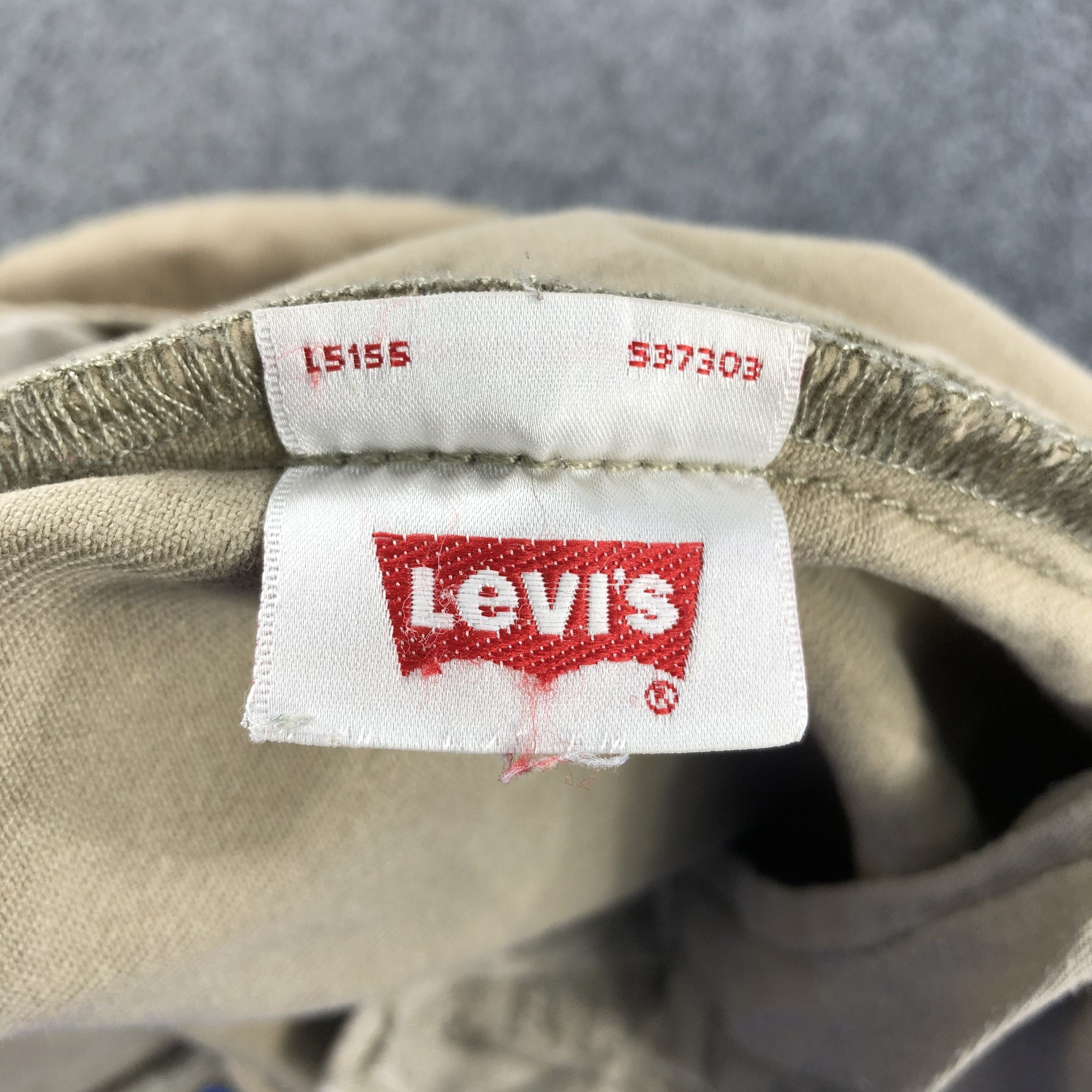 Levi's Levis 501 Vintage Khaki Denim Distressed Jeans-J949 Size US 36 / EU 52 - 10 Thumbnail