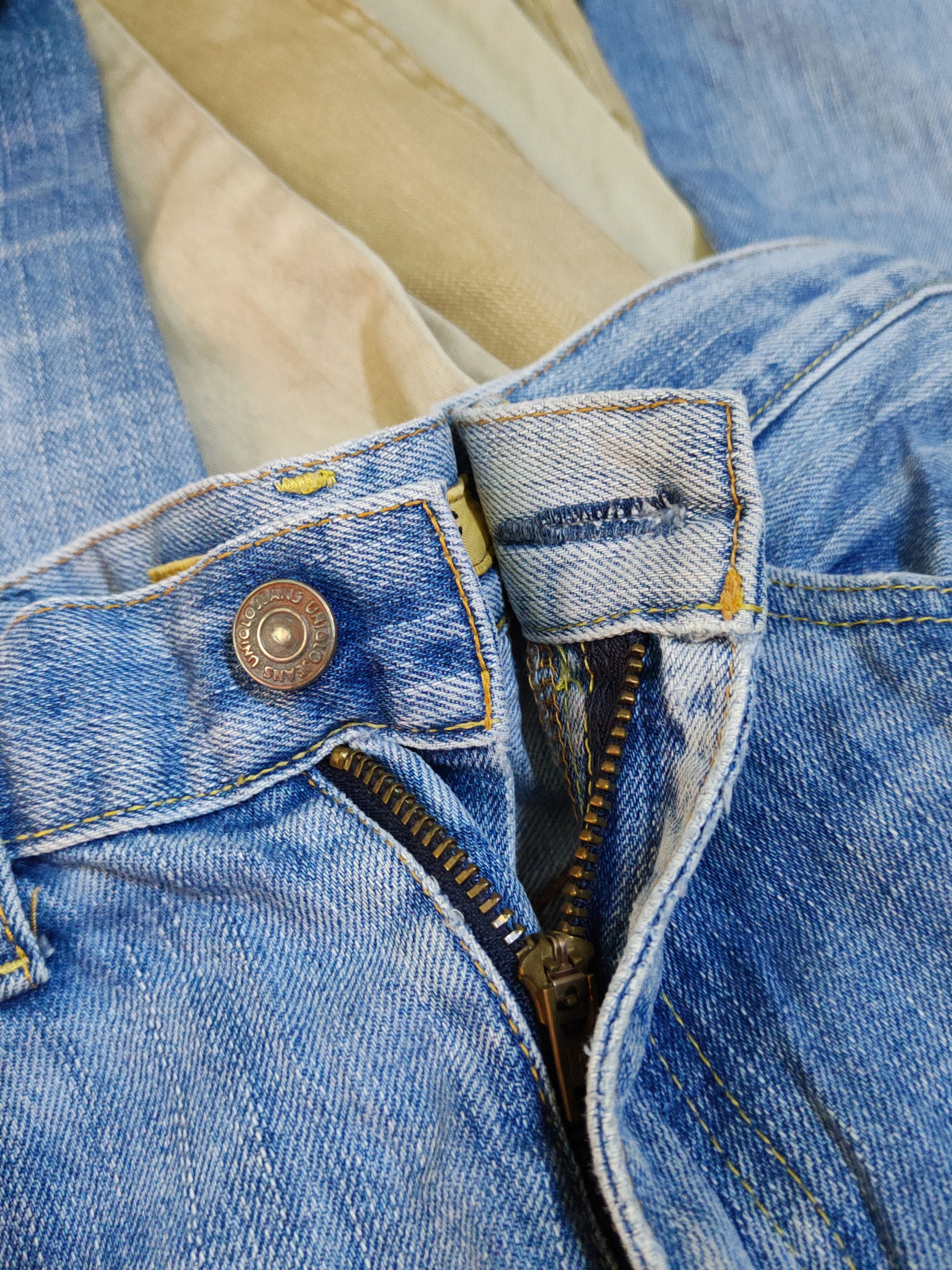 Japanese Brand Uniqlo vintage Blue Faded jeans Denim pants #S1581 Size US 30 / EU 46 - 13 Thumbnail