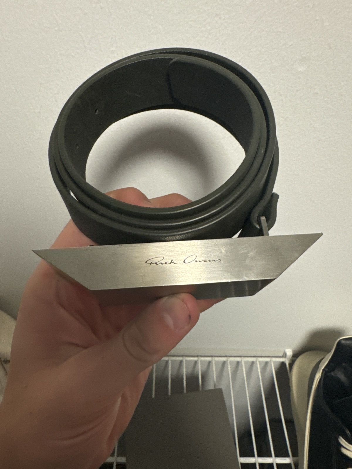 Rick Owens Rick Owens Beveled Belt Size ONE SIZE - 2 Thumbnail