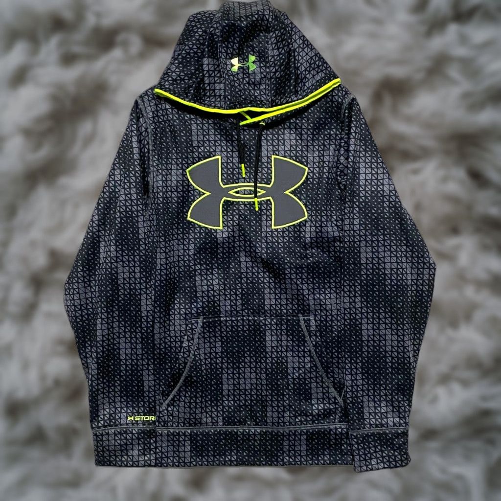 Under Armour Under Armour Storm Loose Hoodie Sweatshirt Mens S Geometric Neon Athleisure Hoodie Sweatshirt Mens S Geometric Neon Outdoors Size US S / EU 44-46 / 1 - 1 Thumbnail