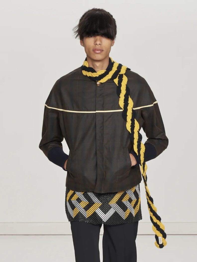 Stefan Cooke S/S 21 'Advent' Waxed Bomber Jacket Size US S / EU 44-46 / 1 - 3 Thumbnail