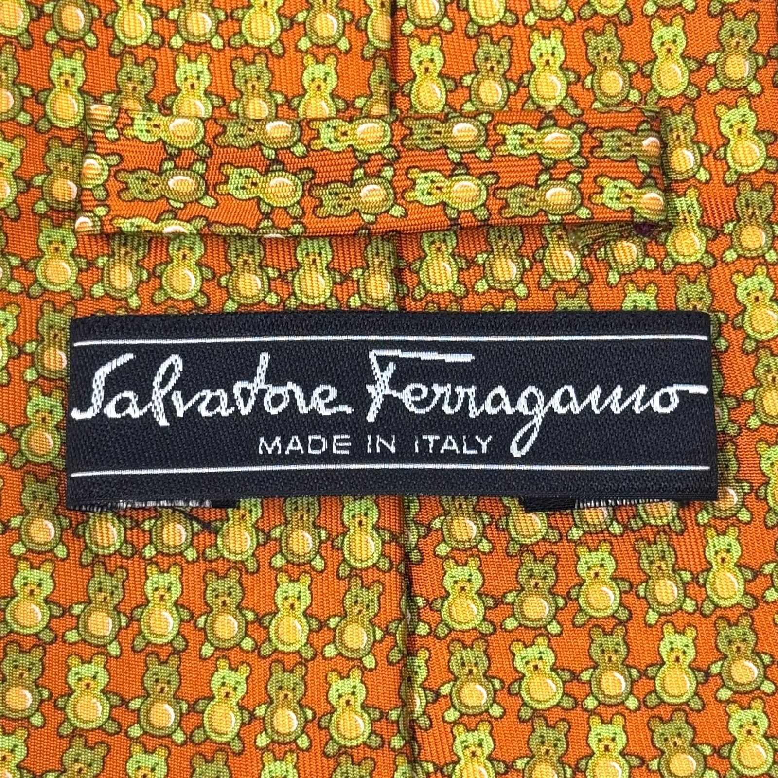 Salvatore Ferragamo Salvatore Ferragamo ‘Teddy’ Tie Size ONE SIZE - 4 Thumbnail