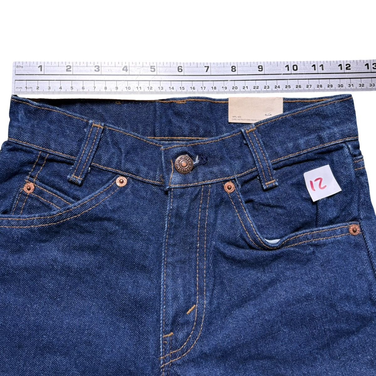 Levi's Vintage 80's Levi's 705 Student Straight Leg Jeans 26x29 NOS Size 26" / US 2 / IT 38 - 4 Thumbnail