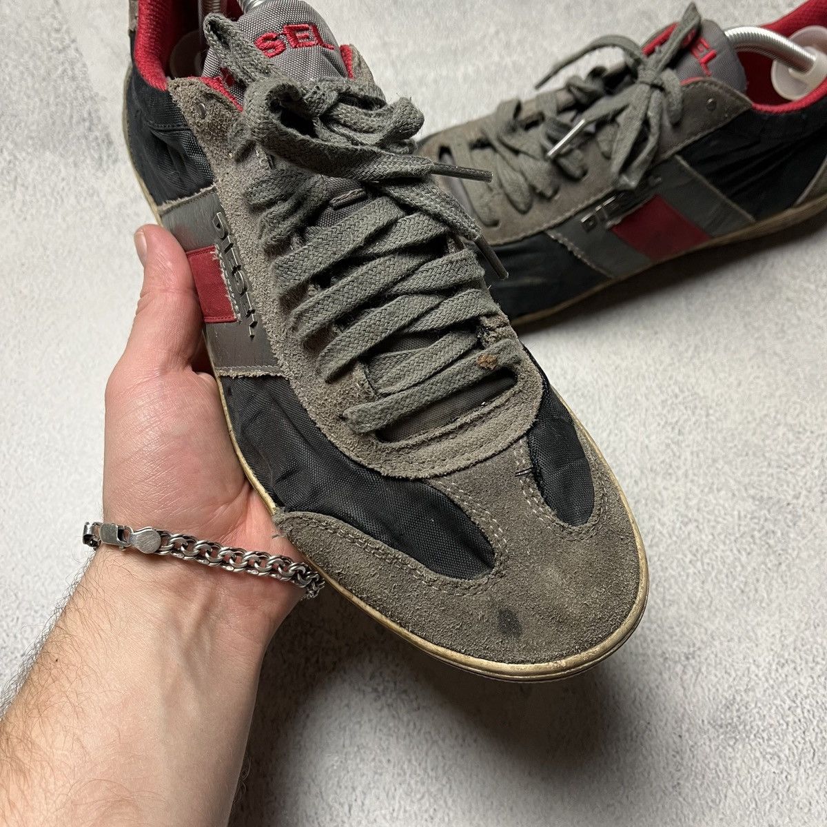 Diesel × Vintage Vintage Lounge Diesel Industry ASICS style y2k sneakers Size US 9 / EU 42 - 3 Thumbnail