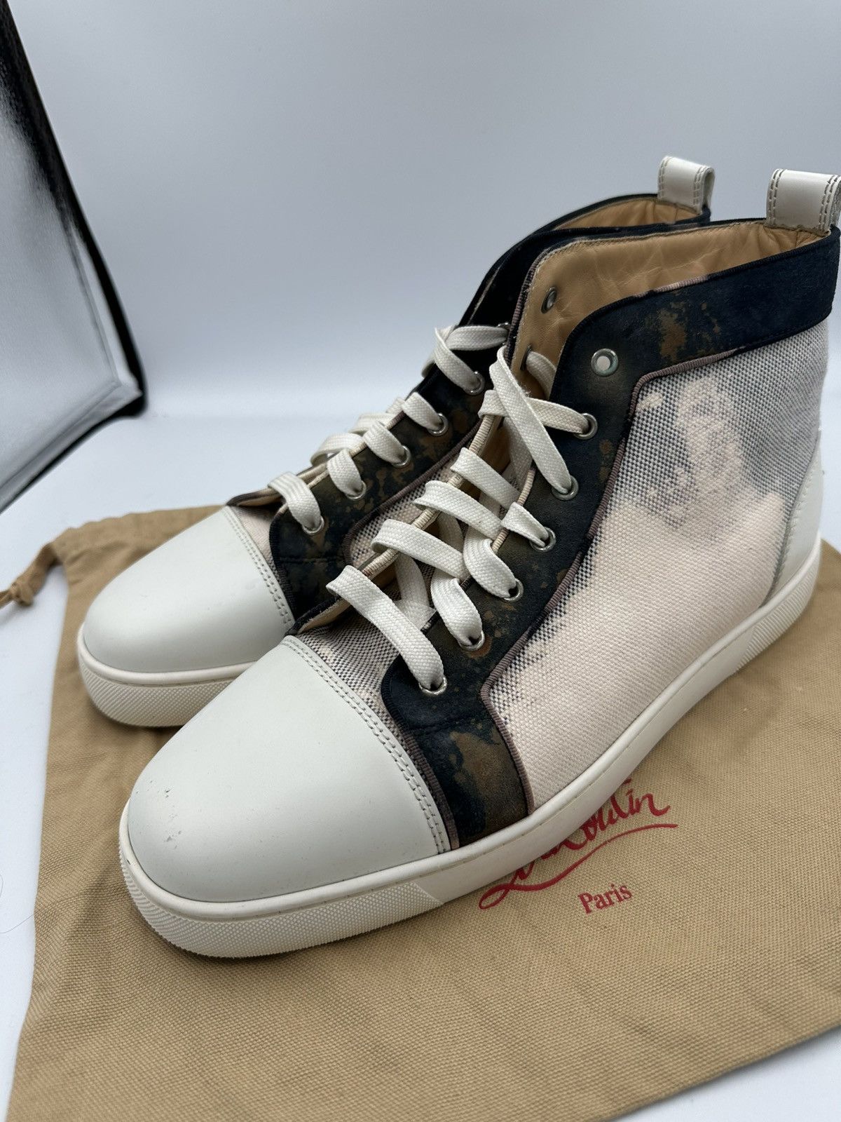 Christian Louboutin Christian Louboutin High Top Sneakers Size US 13 / EU 46 - 8 Thumbnail
