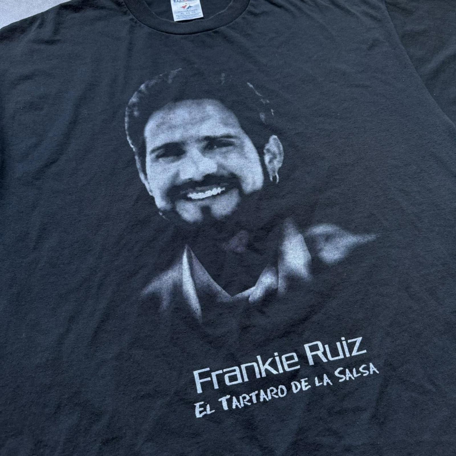 Other Frankie Ruiz " El Tartaro del La Salsa" Rap T Style T-Shirt Size US XL / EU 56 / 4 - 3 Thumbnail
