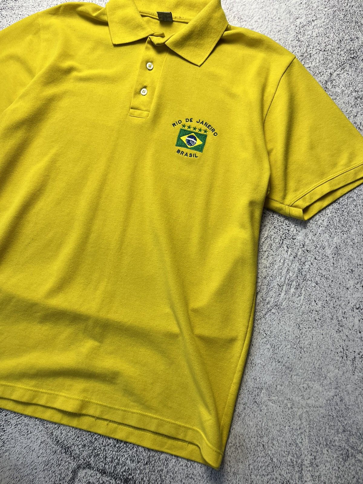 Vintage Vintage Brazil Polo Retro shirt Rare Jersey Size US M / EU 48-50 / 2 - 12 Thumbnail
