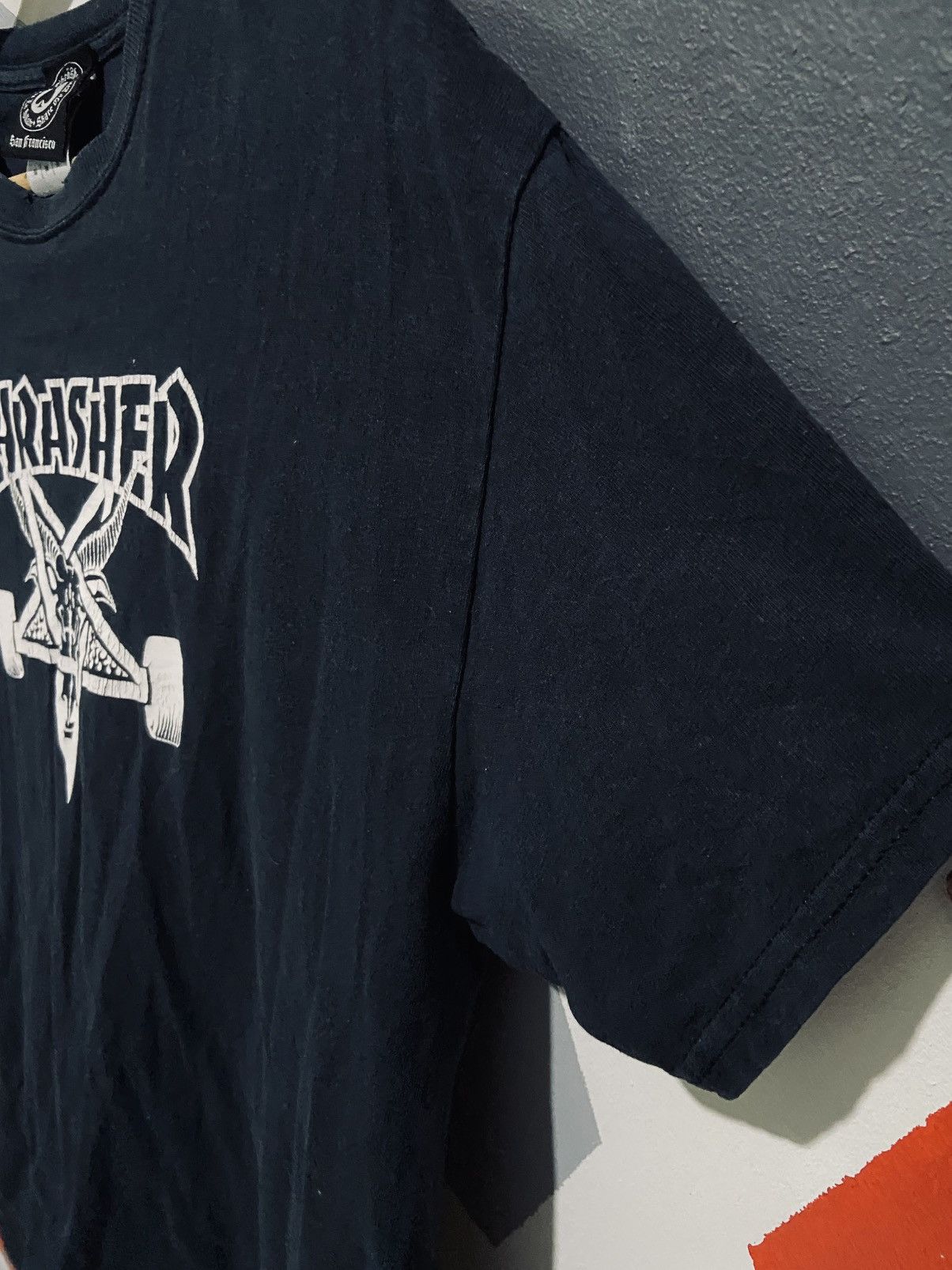 Thrasher Satanic Logo 666 Tee Size US M / EU 48-50 / 2 - 3 Thumbnail